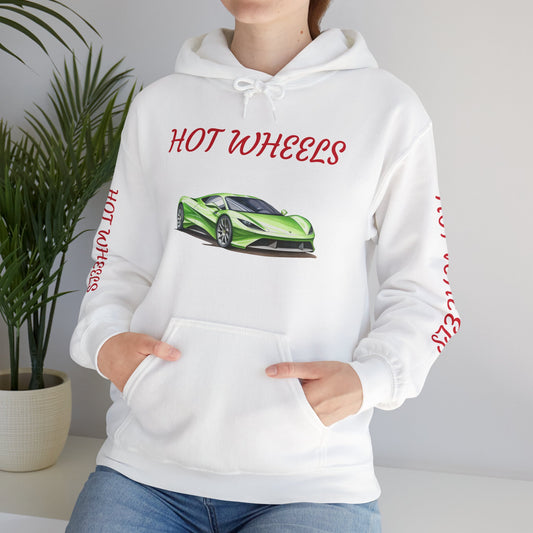 Princess Grace Hot Wheels Unisex Hooded Sweatshirt Vibrant Automotive Design