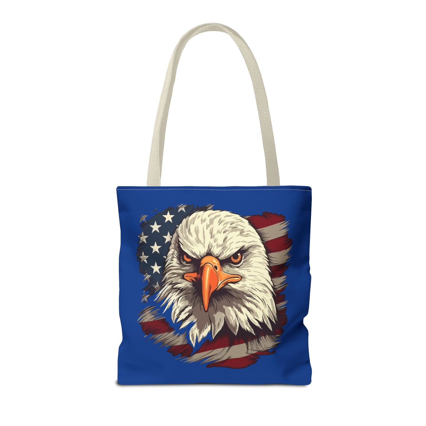 Princess Grace  Patriotic Eagle Tote Bag  American Flag Design