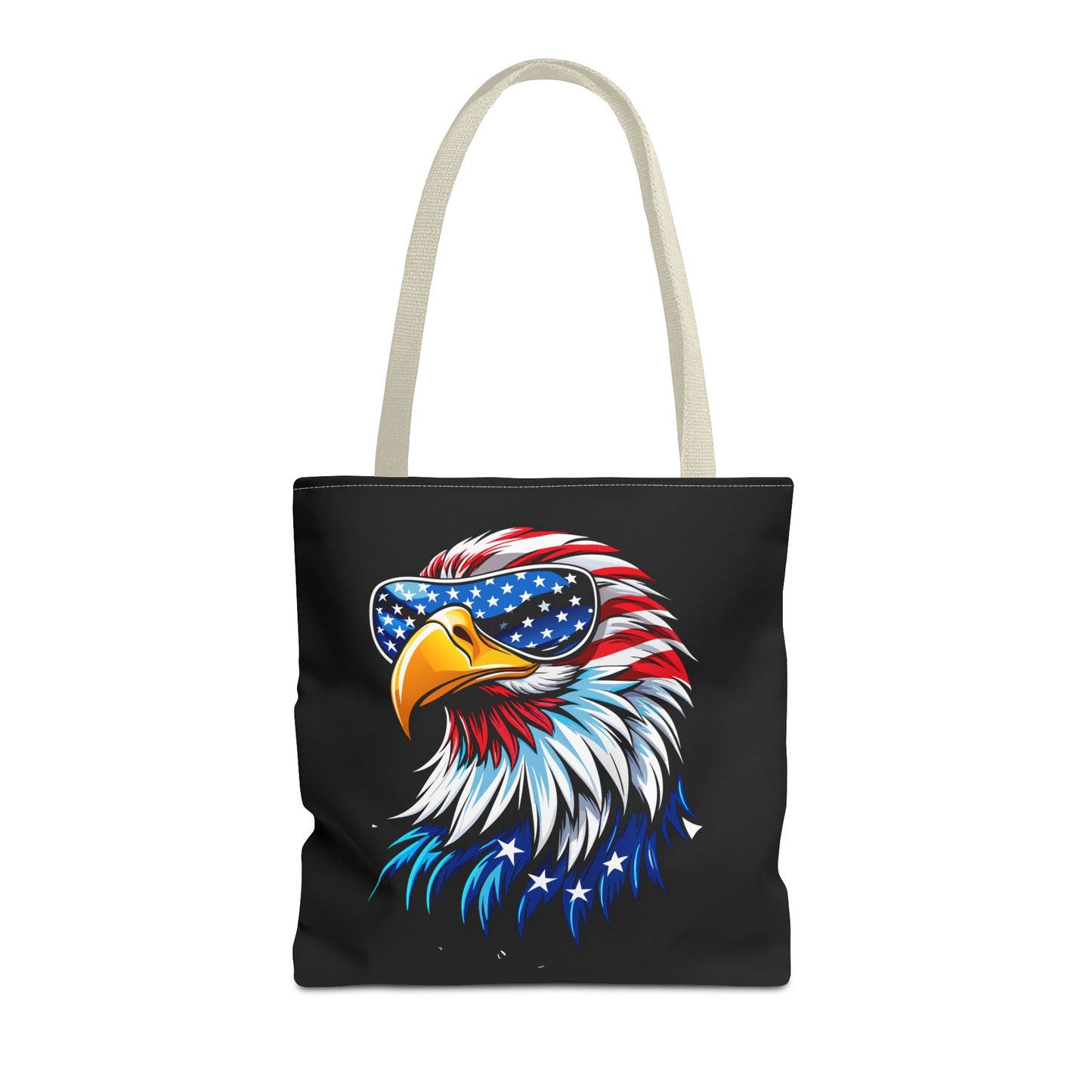 Princess Grace  Patriotic Eagle Tote Bag USA Flag Design, Perfect for Independence Day & Everyday Use