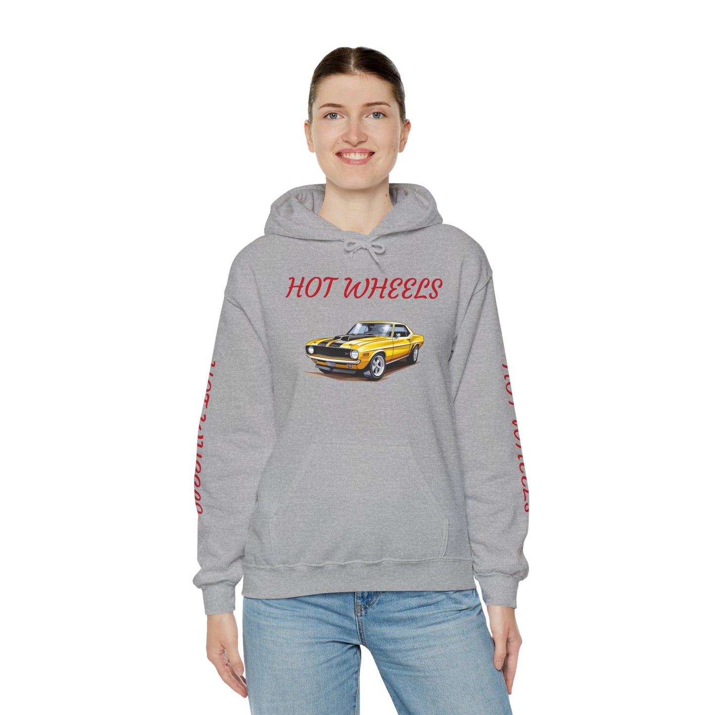 Princess Grace  Hot Wheels Unisex Heavy Blend Hooded Sweatshirt Classic Car Enthusiast Apparel