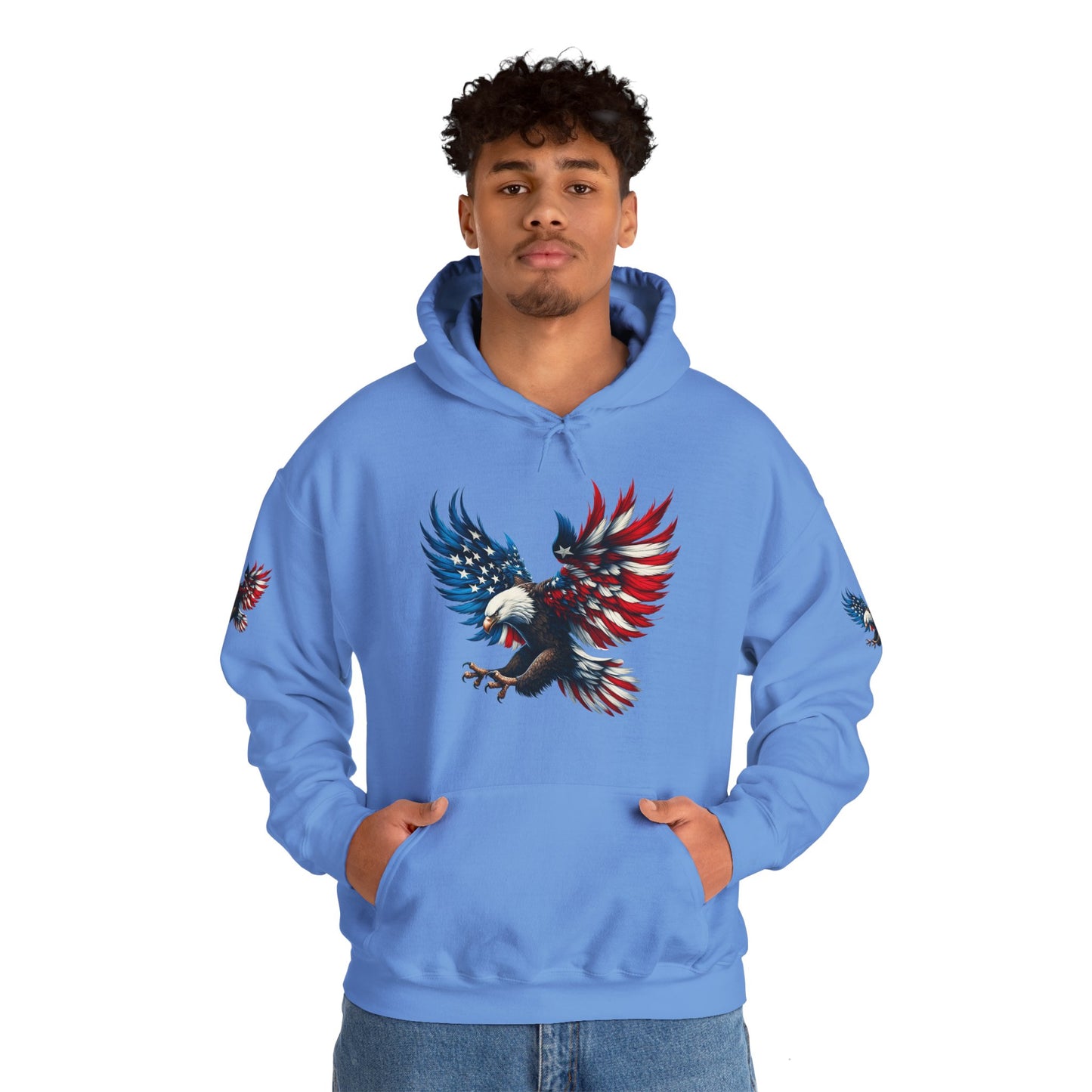 Princess Grace American Eagle Unisex Heavy Blend Hooded Sweatshirt