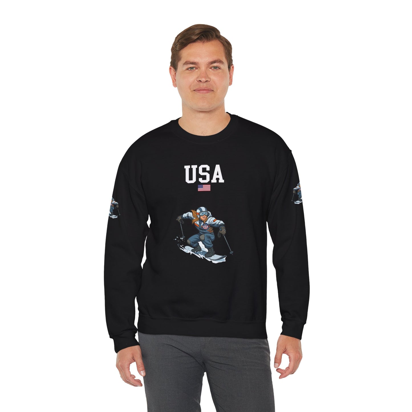 Princess Grace  TEAM USA  Unisex Heavy Blend  Crewneck Sweatshirt