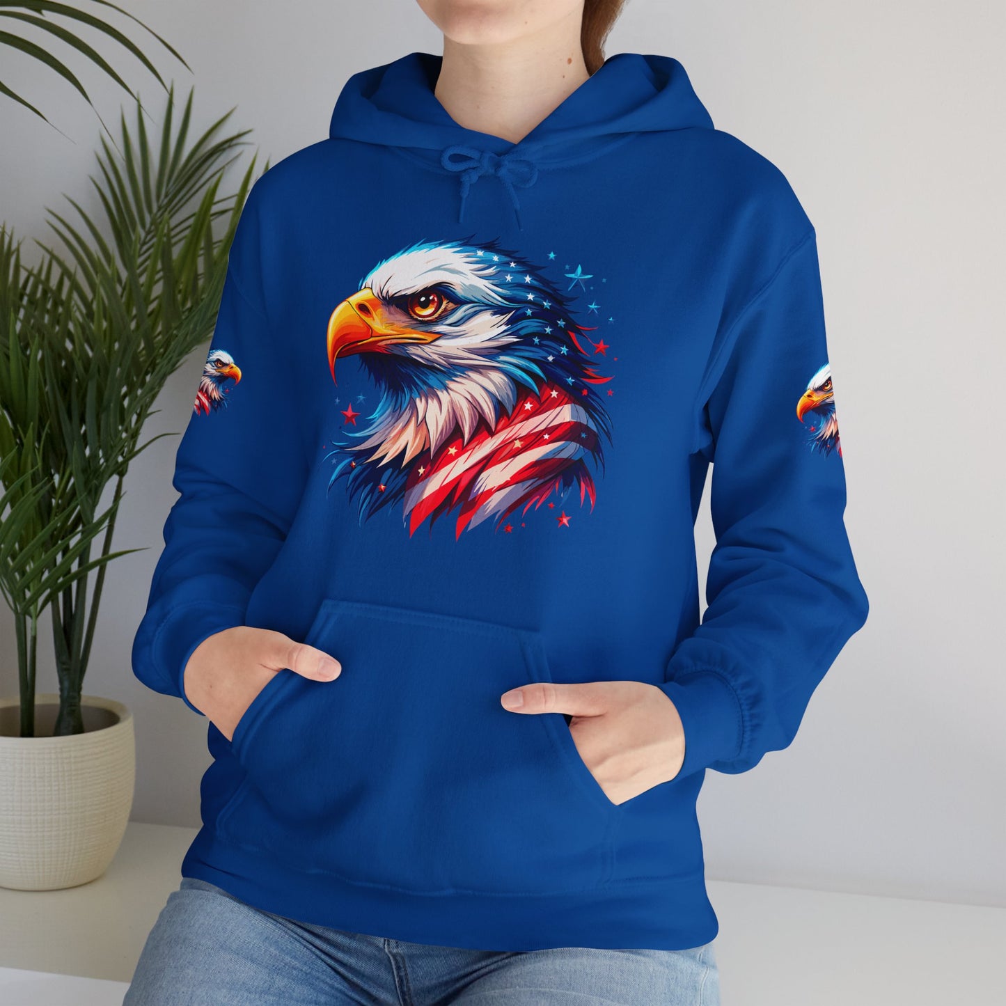 Princess Grace  American  Eagle Unisex Heavy Blend Hooded Sweatshirt