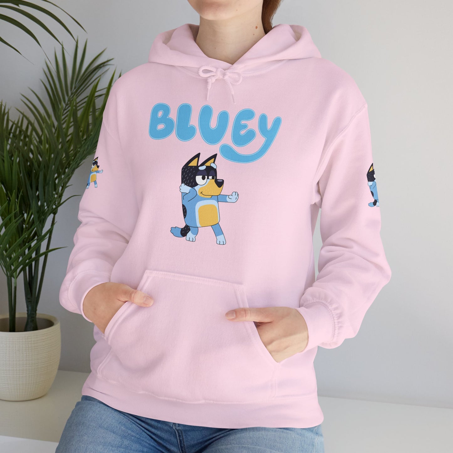 Princess Grace  Cute Bluey Hoodie for Kids & Adults  Unisex Heavy Blend Sweatshirt with Adorable Character Design