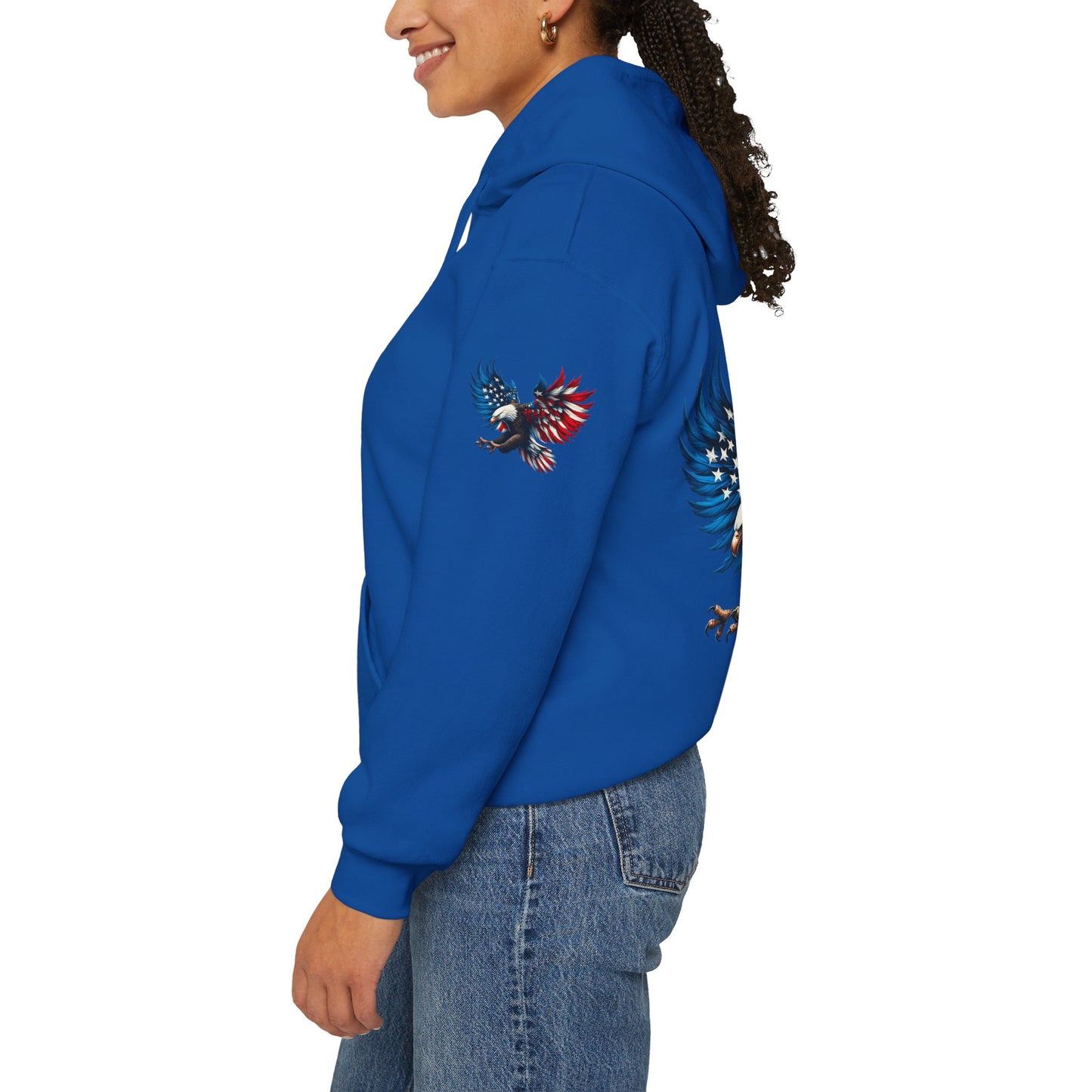 Princess Grace American Eagle Unisex Heavy Blend Hooded Sweatshirt
