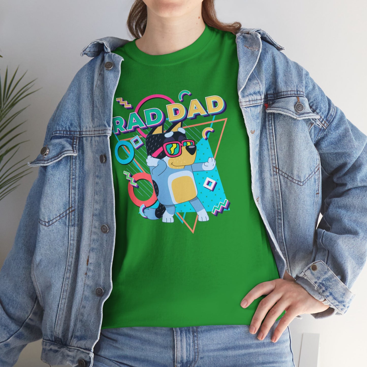 Princess Grace  Bluey  Funny Rad dad Unisex Heavy Cotton Tee  Perfect Gift for Cool Dads
