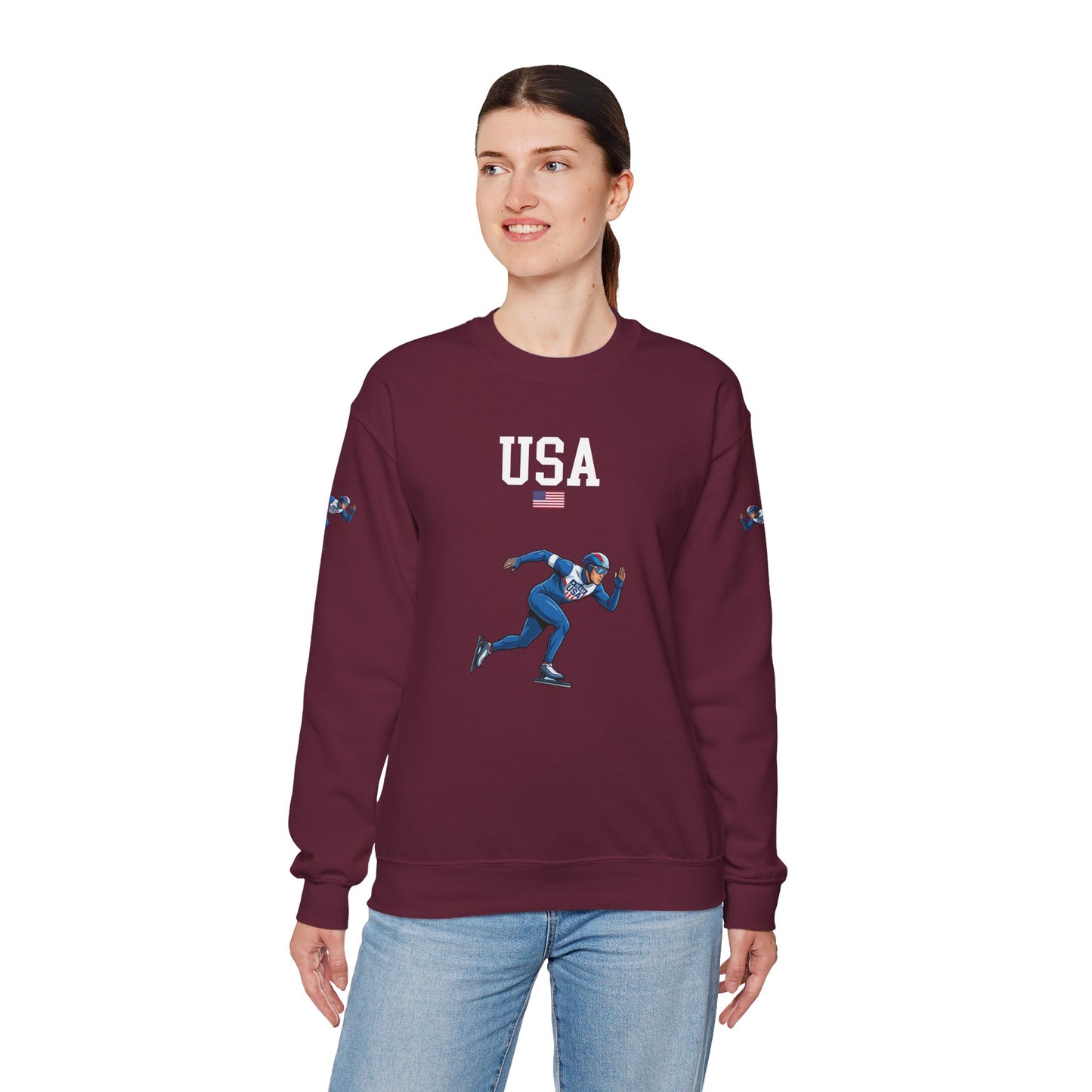 Princess Grace  TEAM USA  Unisex Heavy Blend  Crewneck Sweatshirt