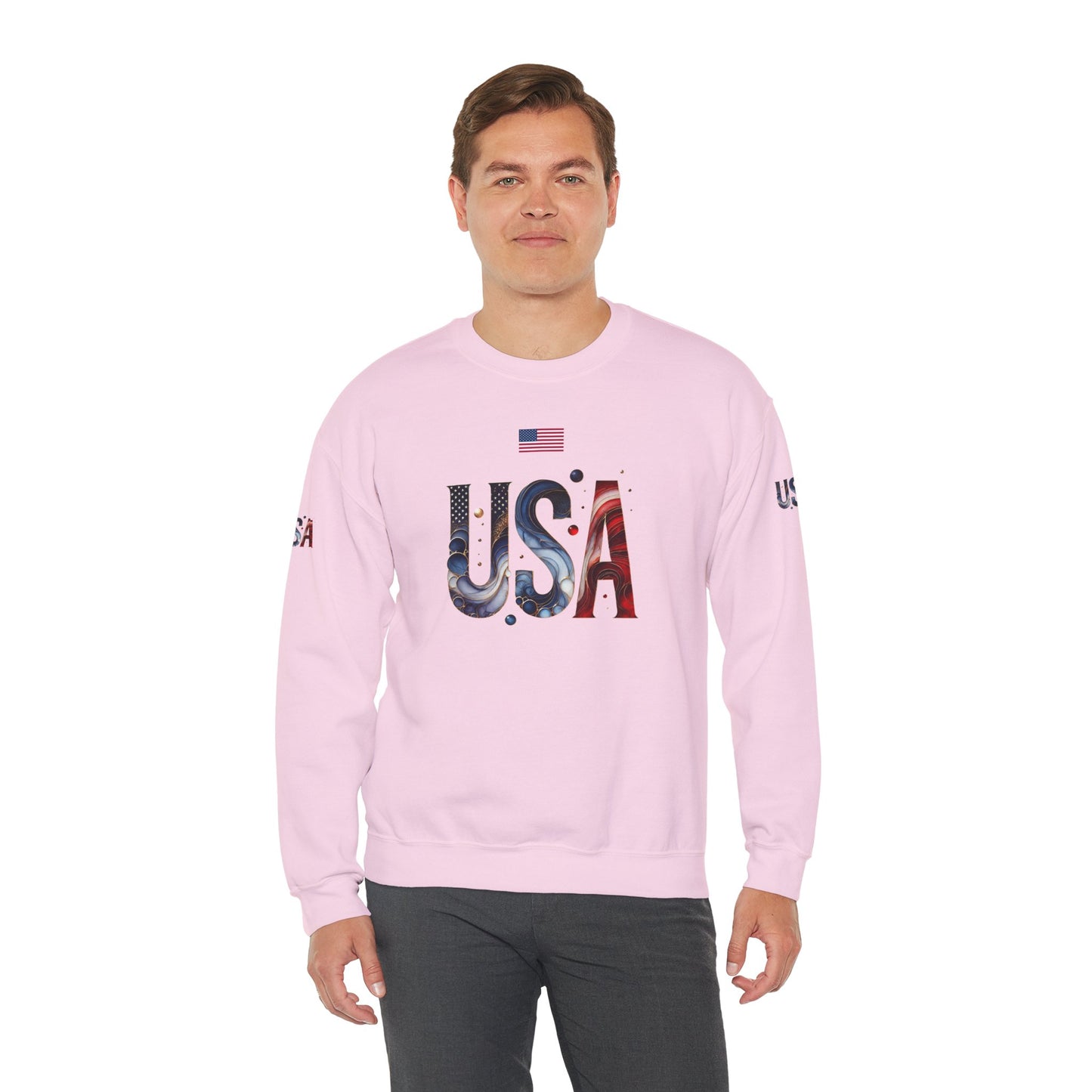 Princess Grace TEAM USA Unisex Heavy Blend Crewneck Sweatshirt