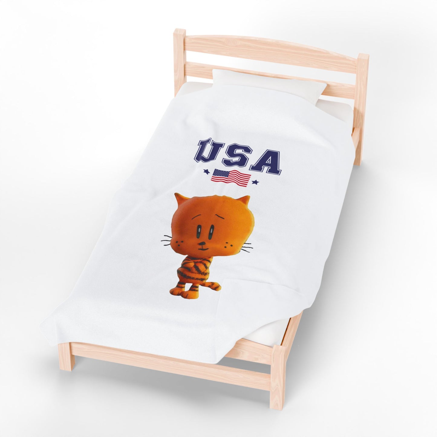 Princess Grace  TEAM USA  Velveteen Plush Blanket