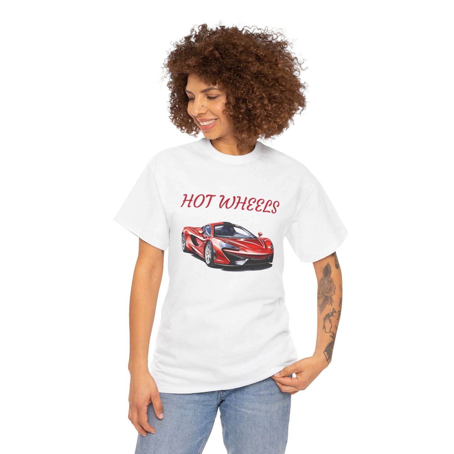 Princess Grace  Hot Wheels Car Graphic Unisex Heavy Cotton Tee