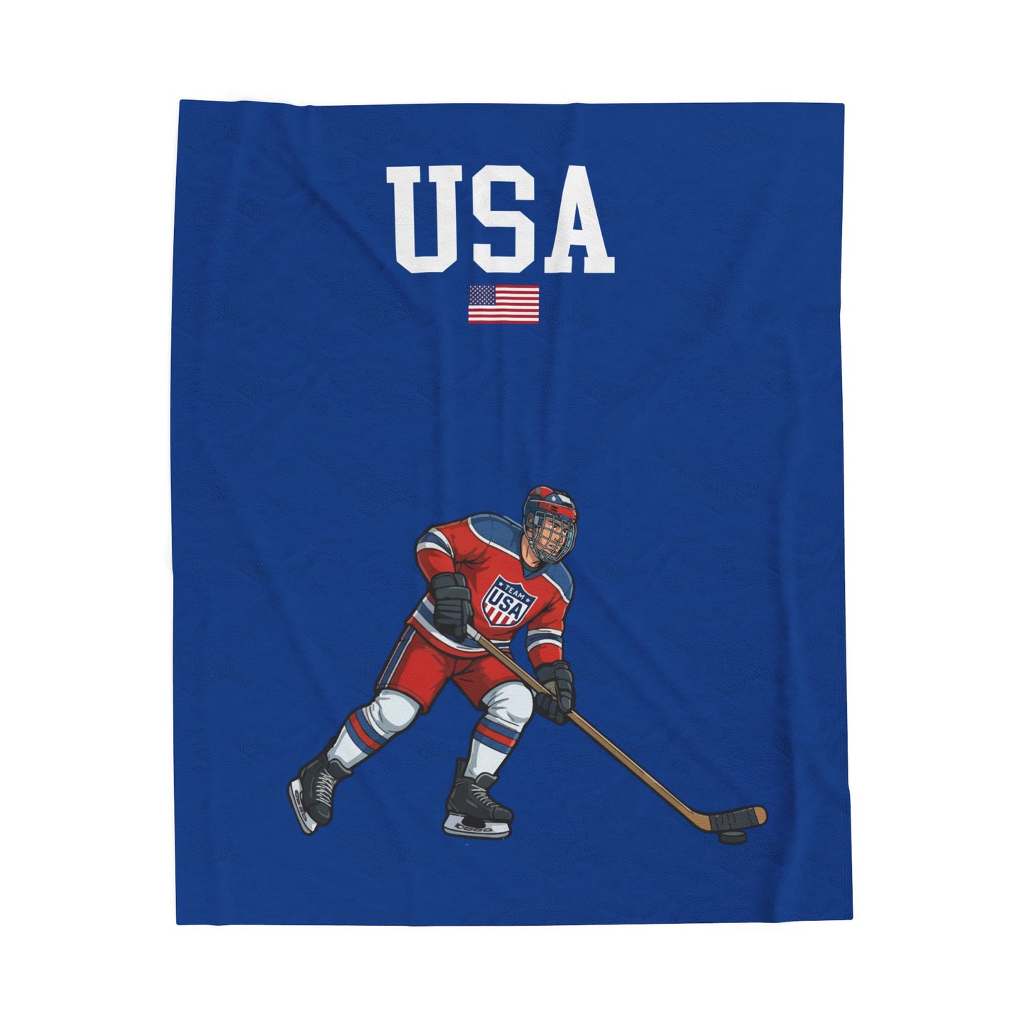 Princess Grace  TEAM USA  Velveteen Plush Blanket