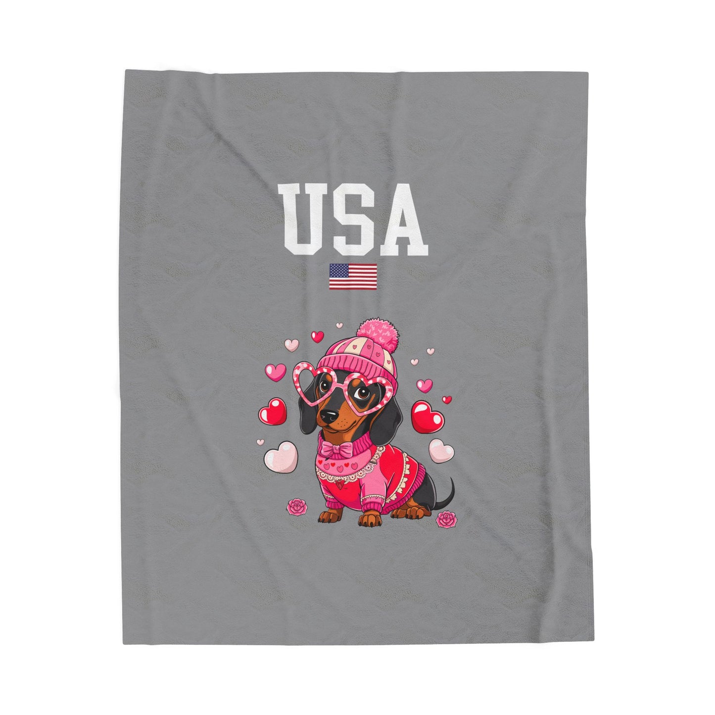 Princess Grace  TEAM USA  Velveteen Plush Blanket