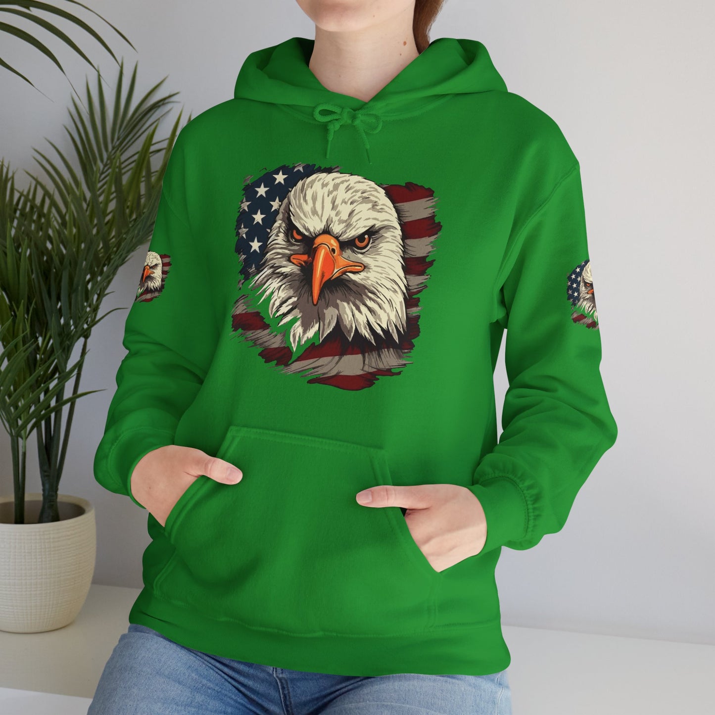 Princess Grace American Eagle Bold Unisex Heavy Blend Hooded Sweatshirt