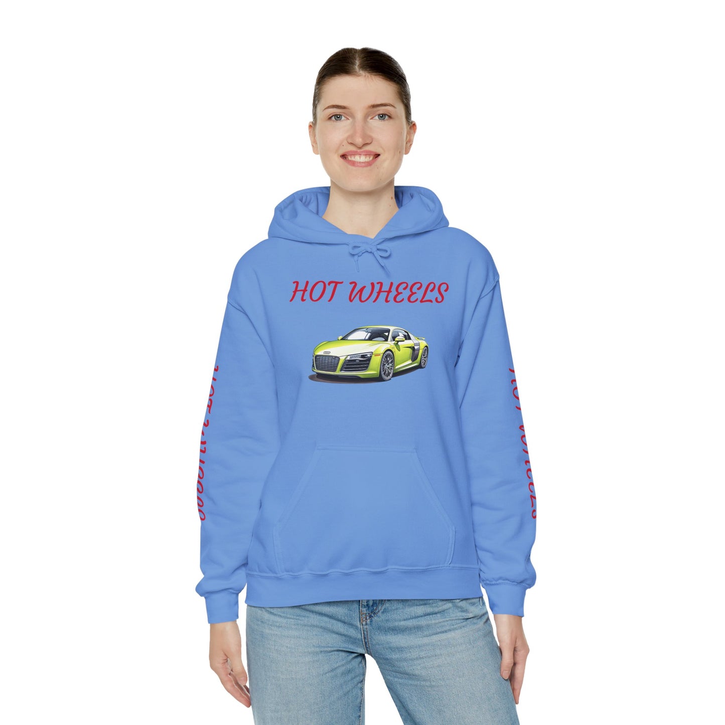 Princess Grace  Hot Wheels Unisex Hooded Sweatshirt Cool Car Design for Auto Enthusiasts