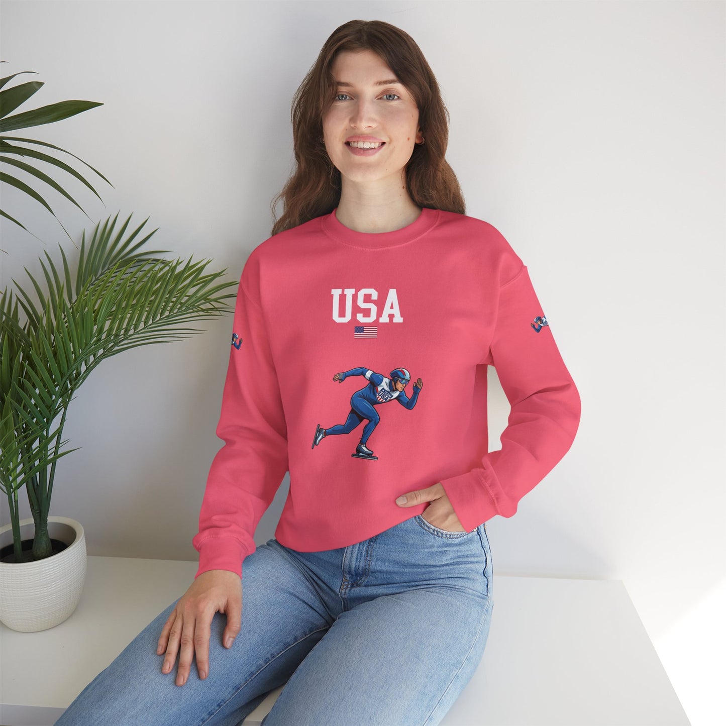 Princess Grace  TEAM USA  Unisex Heavy Blend  Crewneck Sweatshirt