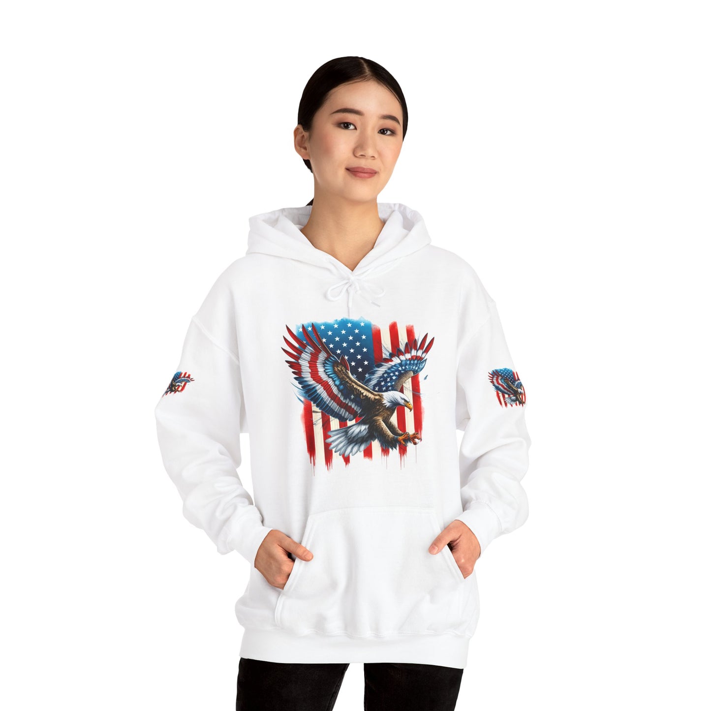 Princess Grace Patriotic Unisex Heavy Blend Hooded Sweatshirt