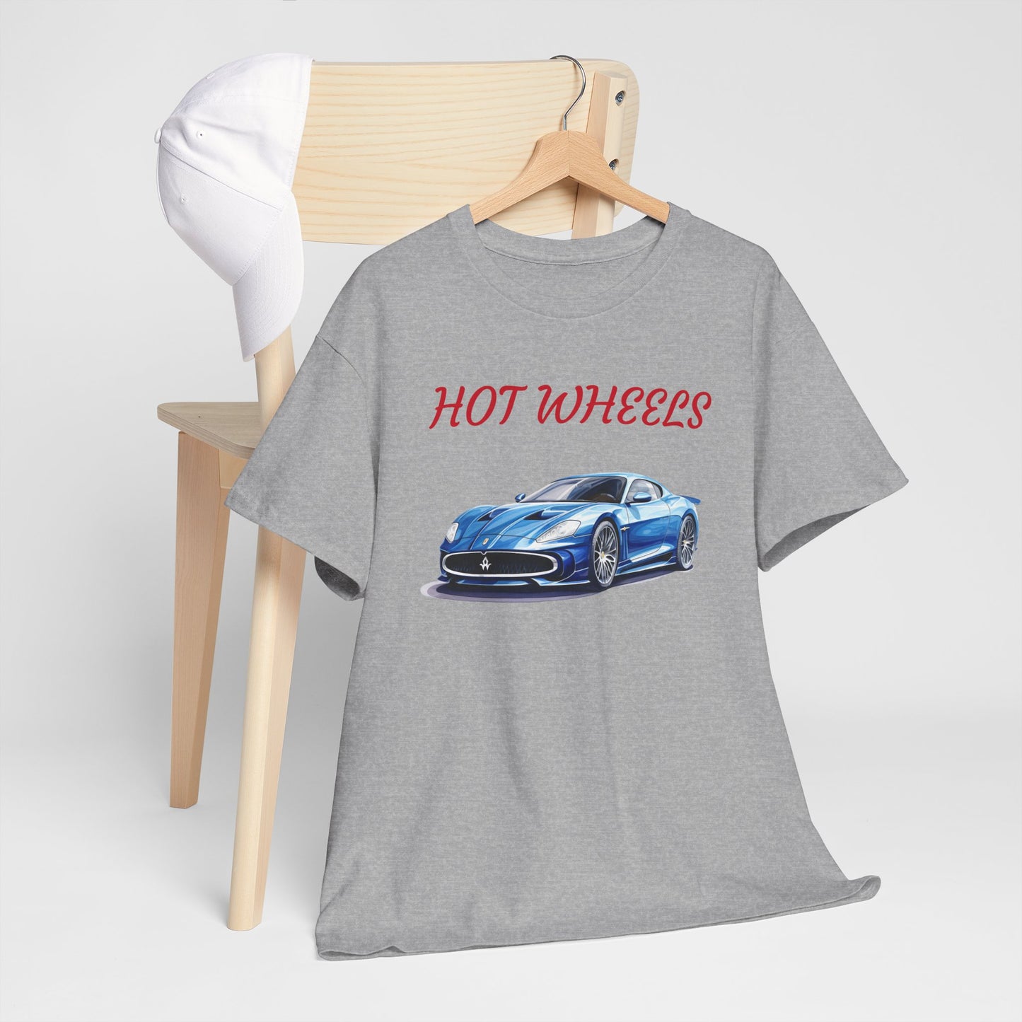 Princess Grace  Hot Wheels Unisex Heavy Cotton Tee Classic Car Graphic T-Shirt for Auto Enthusiasts