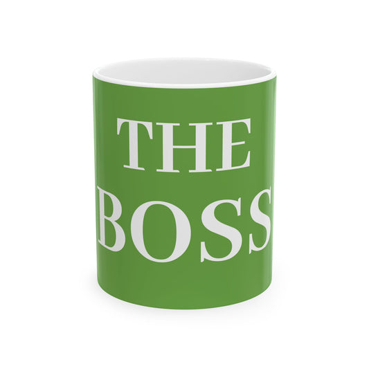 Princess Grace  Personalized Boss Ceramic Mug  11oz & 15oz Green Coffee Cup