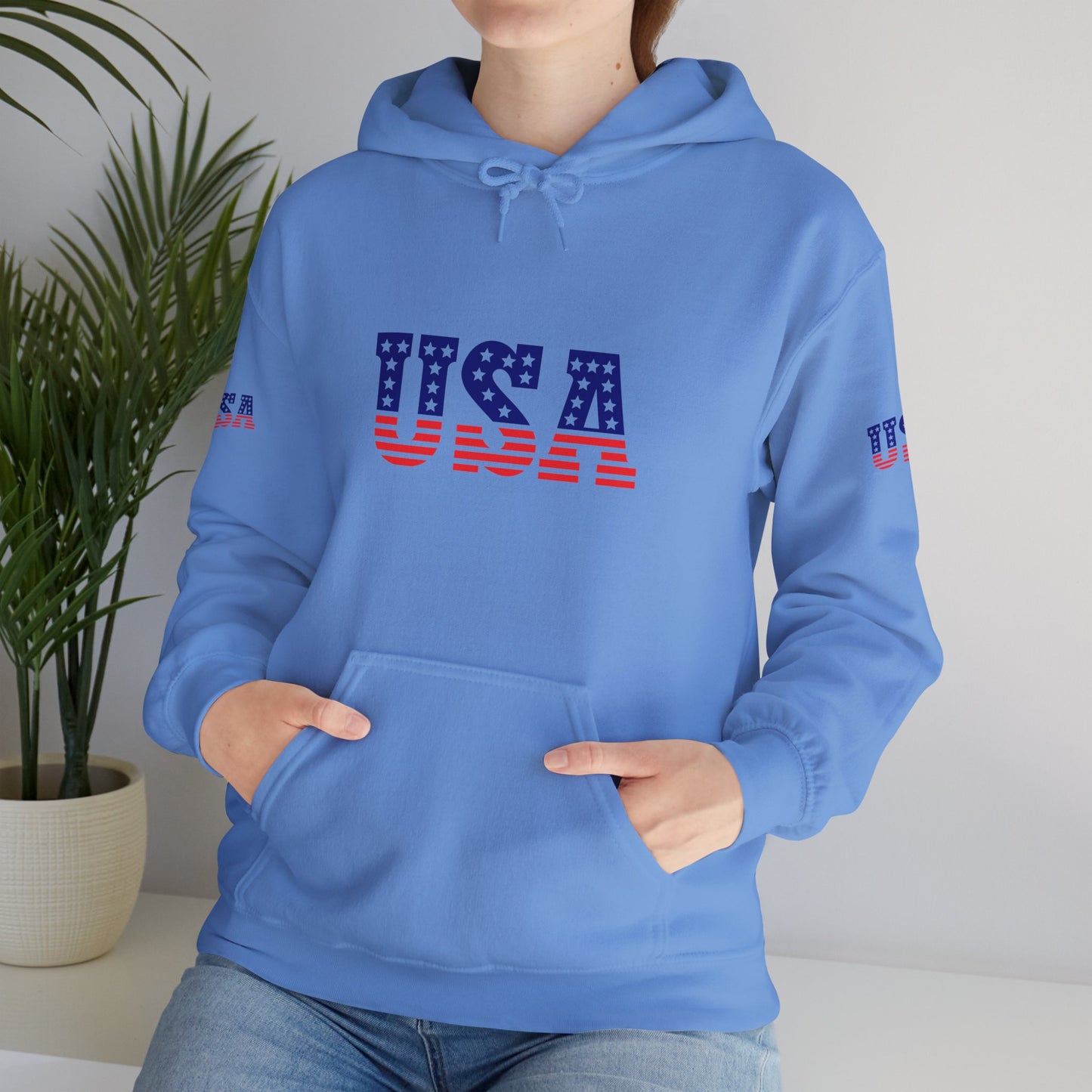 Princess Grace  TEAM USA  Unisex Heavy Blend  Hooded Sweatshirt  Patriotic Eagle Design