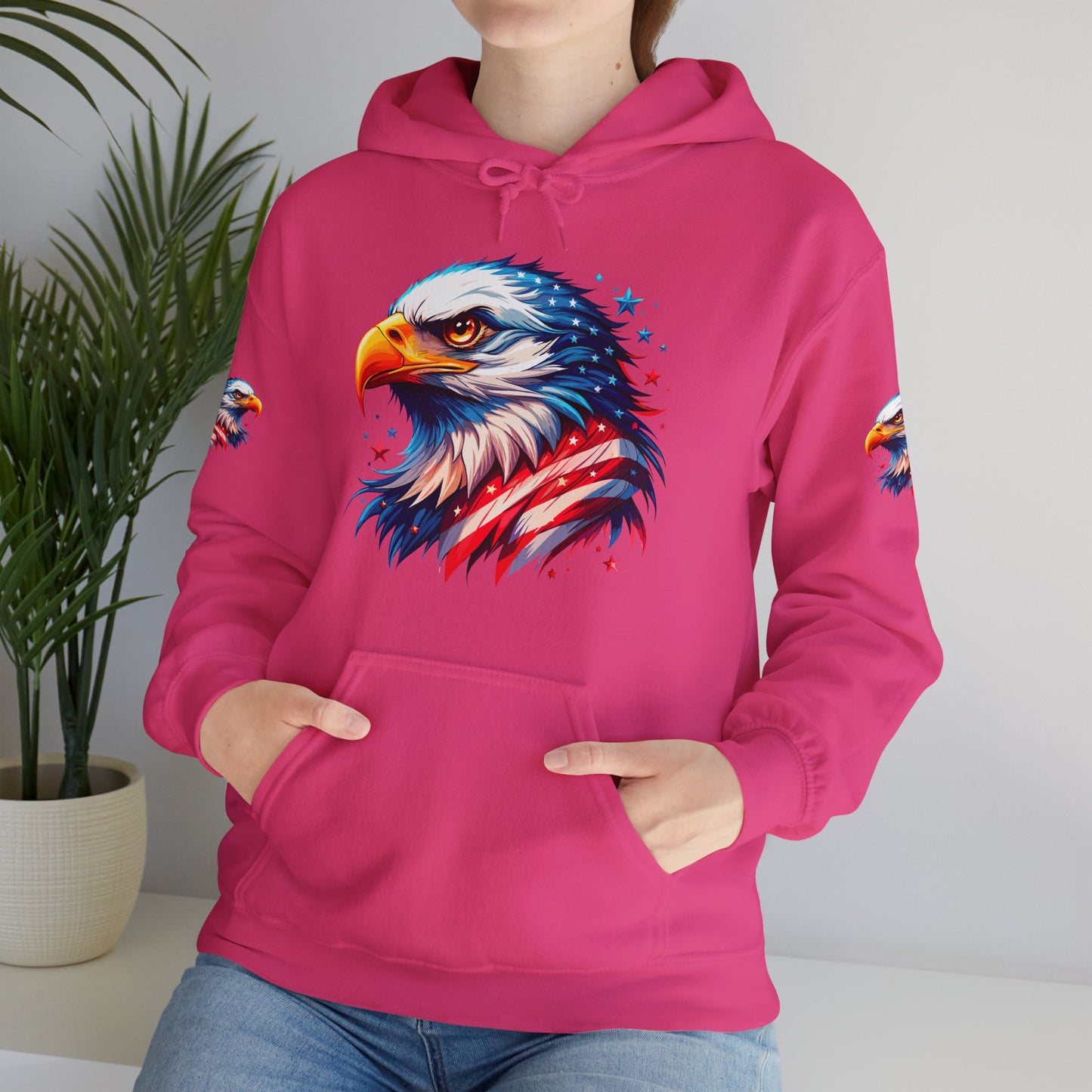 Princess Grace  American  Eagle Unisex Heavy Blend Hooded Sweatshirt