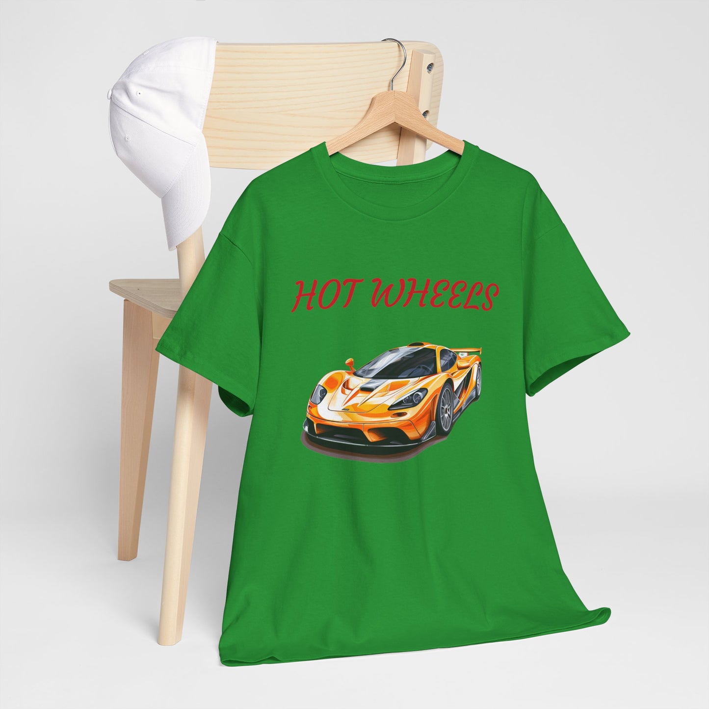 Princess Grace Hot Wheels Unisex Heavy Cotton Tee Race Car Graphic Tee for Racing Fans