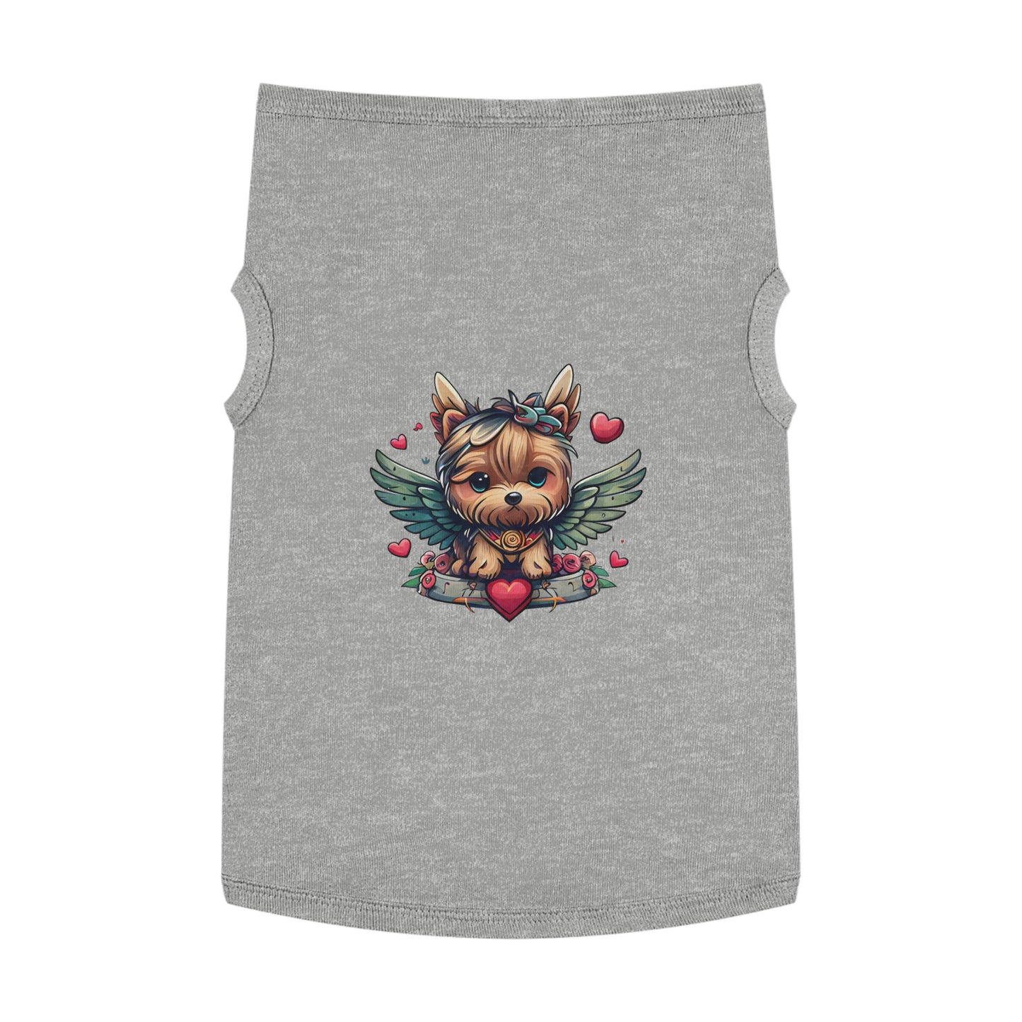 Princess Grace CUTE Yorkie Angel Pet Tank Top Stylish Dog Apparel for Pet Lovers