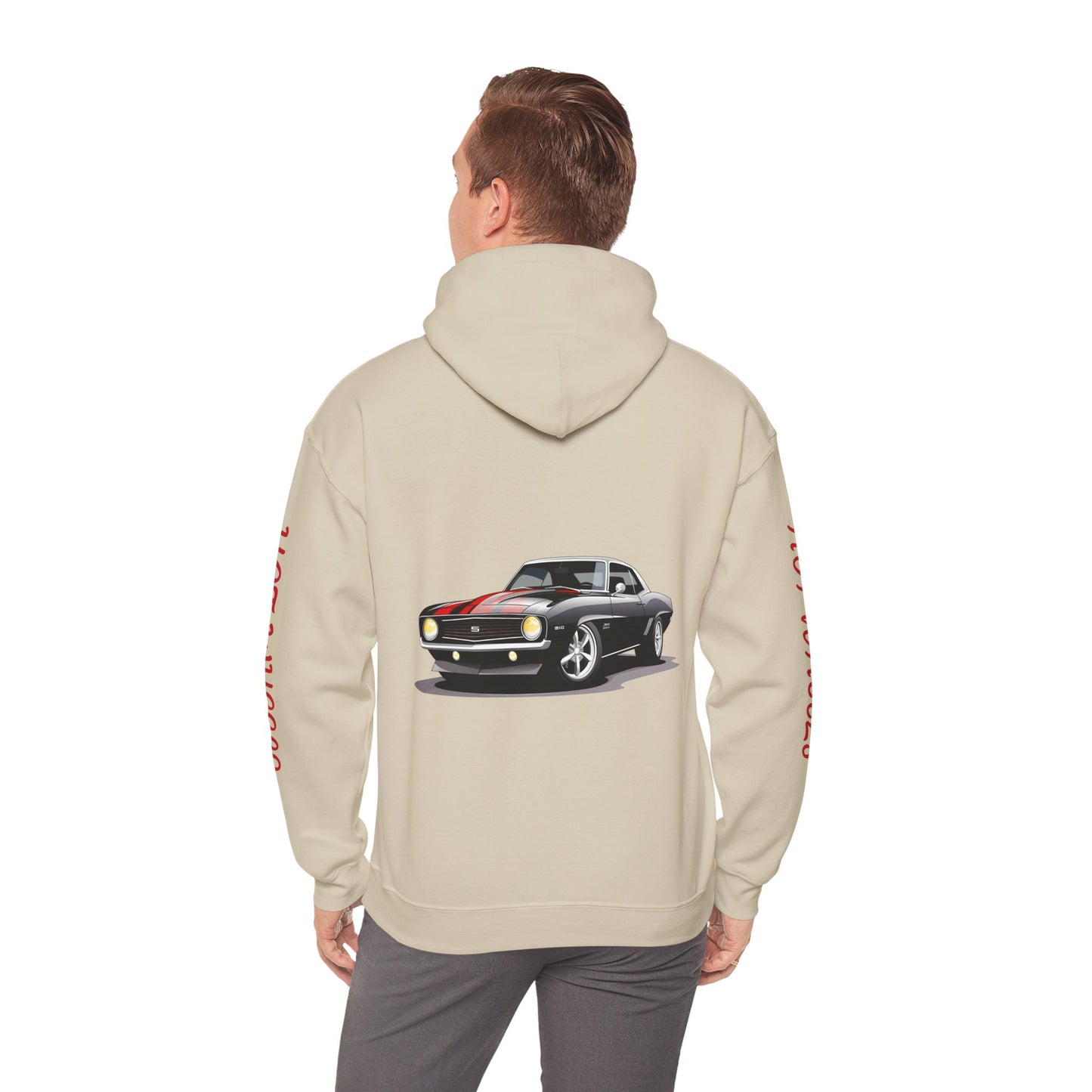 Princess Grace  Cool Hot Wheels Unisex Hoodie Retro Car Design for Auto Enthusiasts