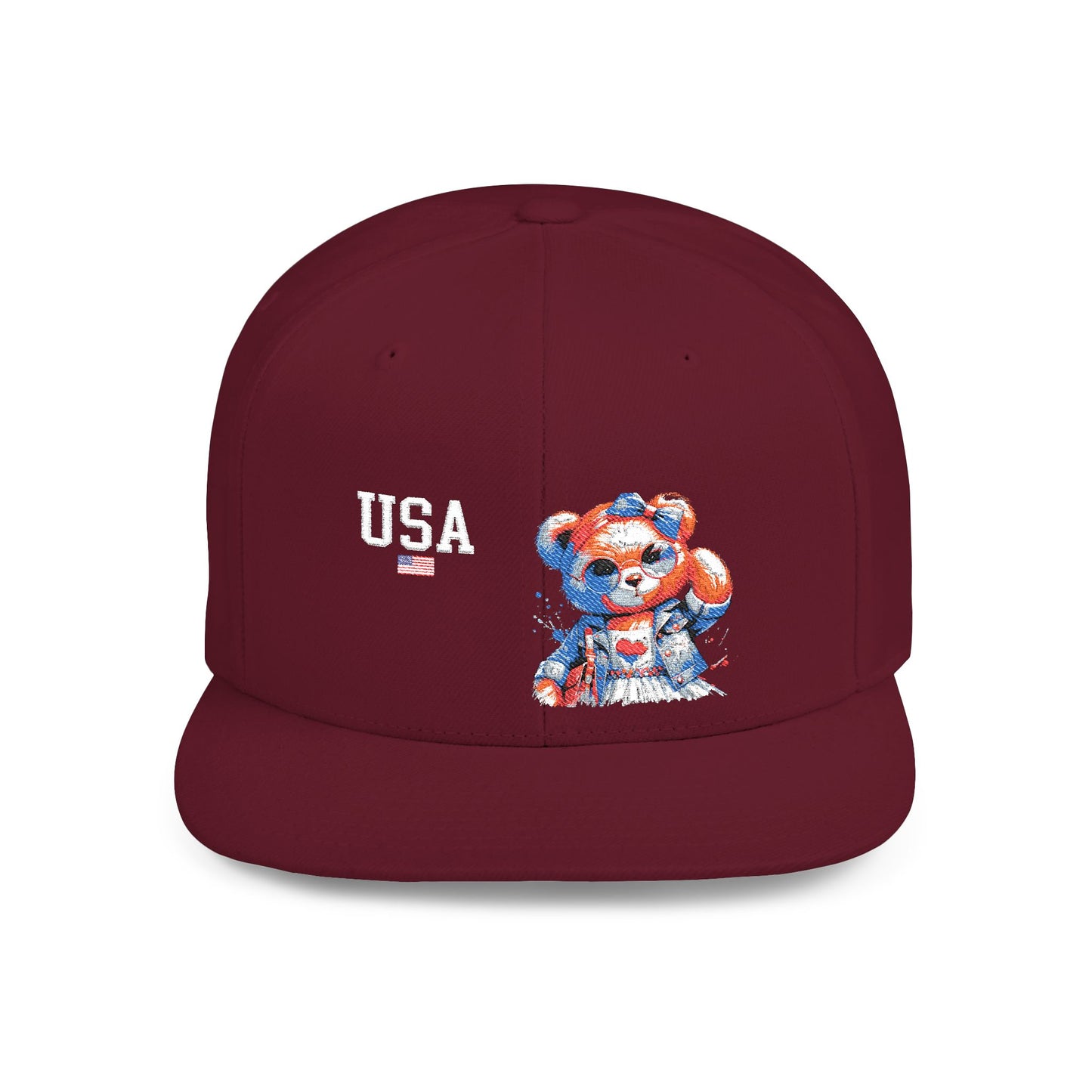 Princess Grace  TEAM USA  Flat Bill Snapback Hat