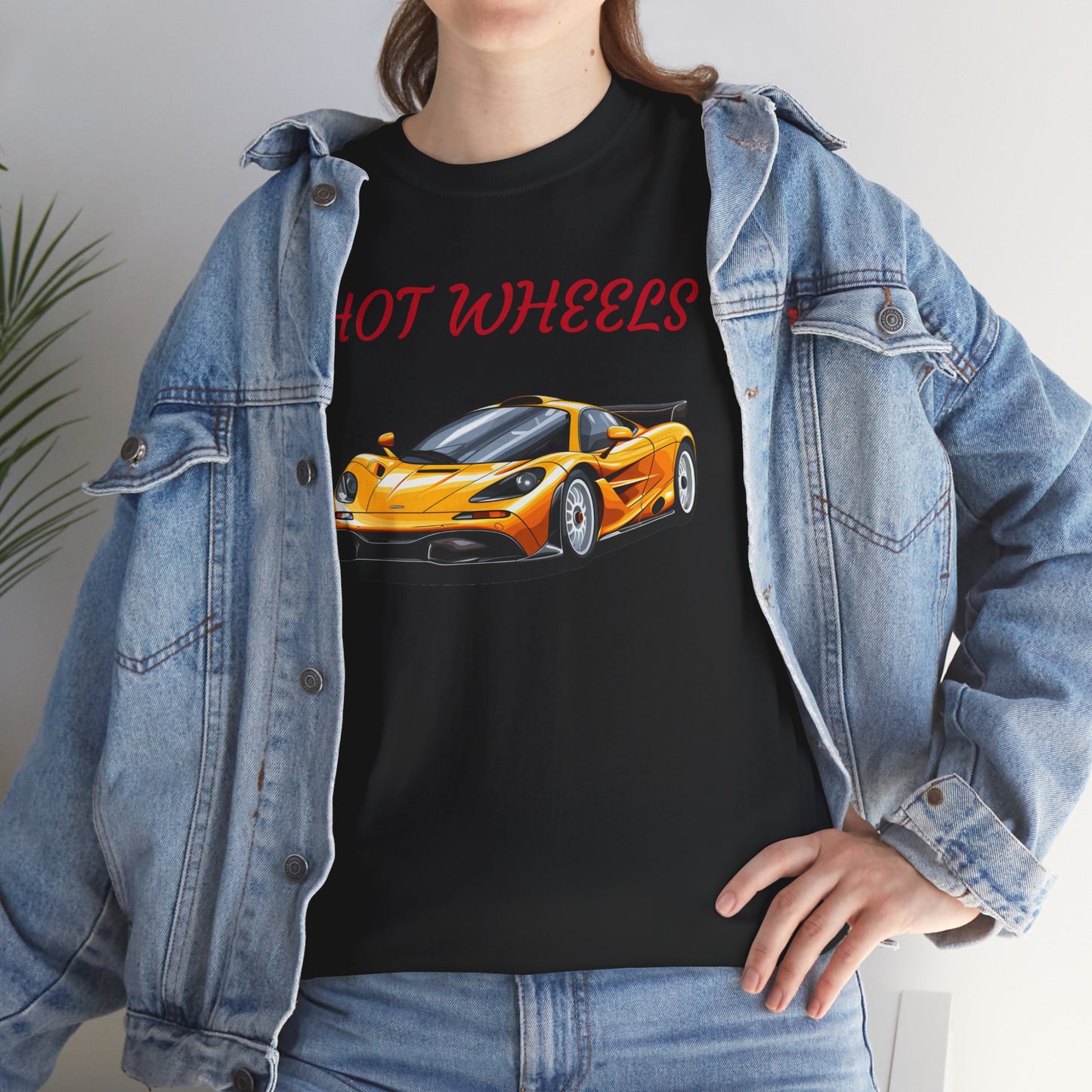 Princess Grace  Hot Wheels Unisex Heavy Cotton Tee Cool Car Graphic T-Shirt for Enthusiasts