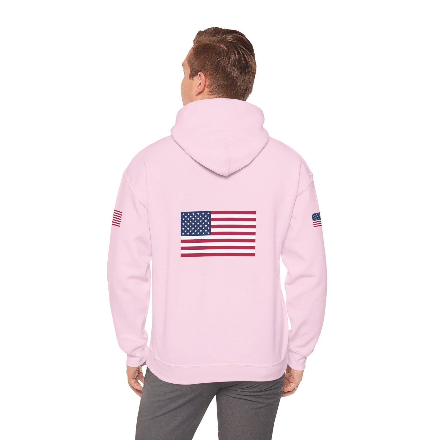Princess Grace  TEAM USA   American Flag Hoodie Unisex Heavy Blend Sweatshirt
