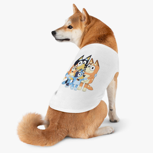 Princess Grace BLUEY  Cute Cartoon Pet Tank Top  Fun & Stylish Dog Apparel