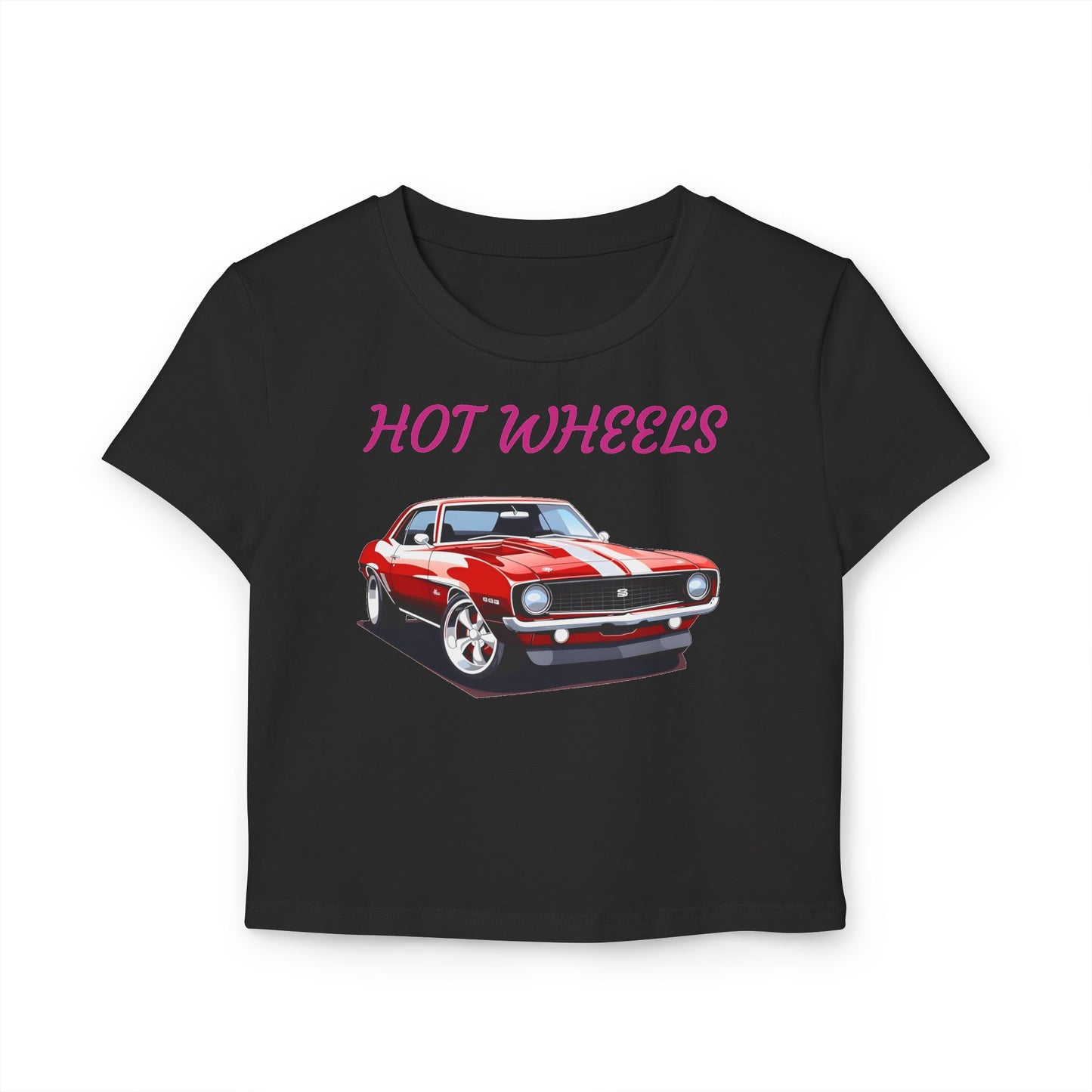 Princess Grace  Retro Hot Wheels Baby Tee for Car Enthusiasts