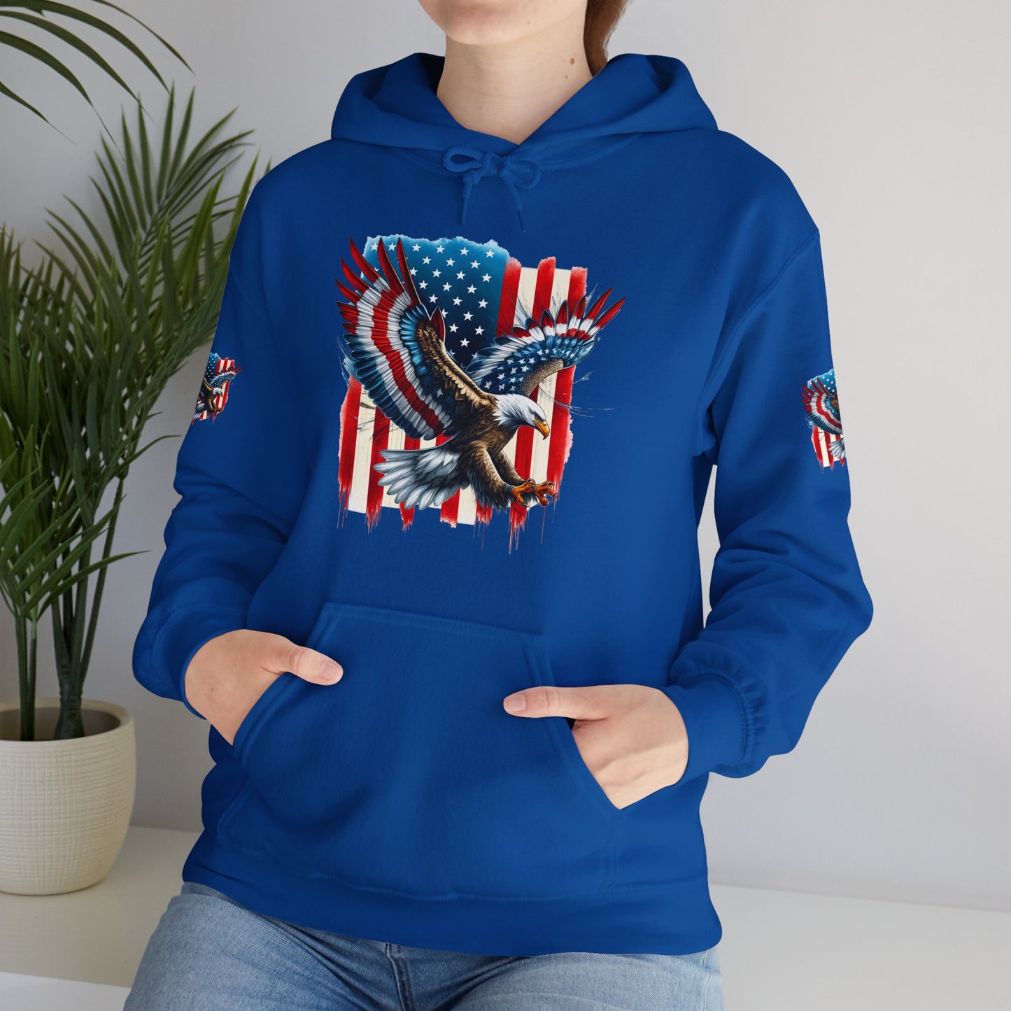Princess Grace Patriotic Unisex Heavy Blend Hooded Sweatshirt