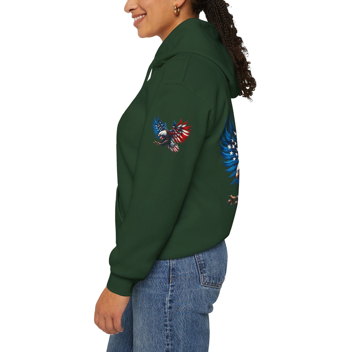 Princess Grace American Eagle Unisex Heavy Blend Hooded Sweatshirt
