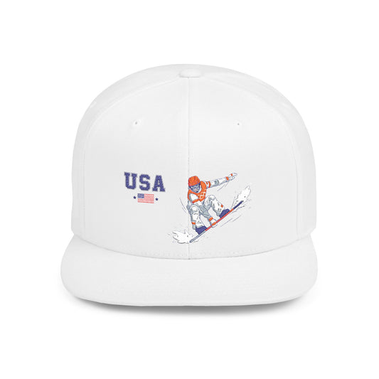 Princess Grace  TEAM USA  Flat Bill Snapback Hat