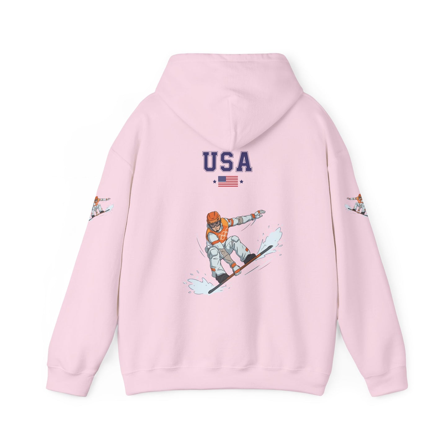 Princess Grace  TEAM USA  Snowboard  Unisex Heavy Blend Hooded Sweatshirt