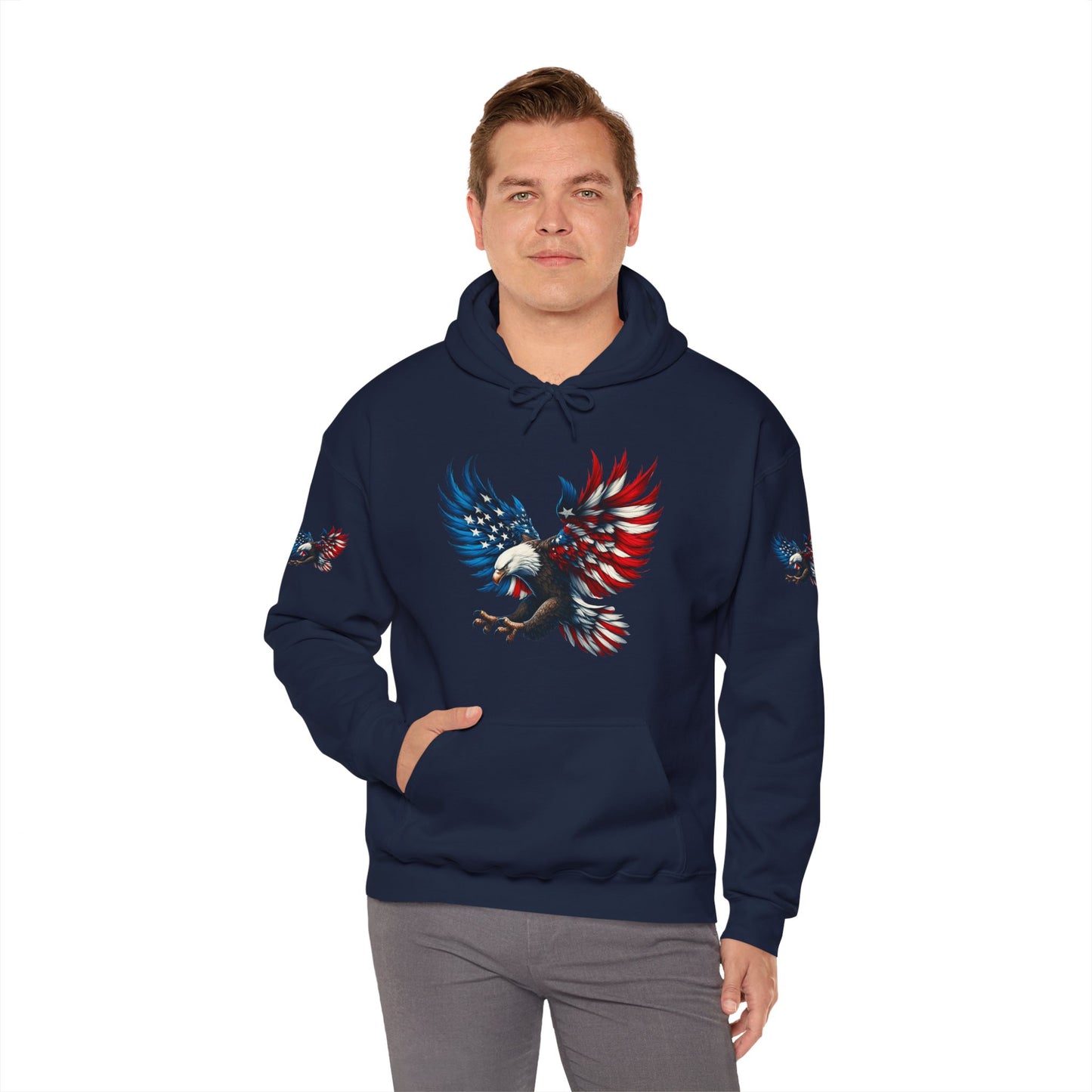 Princess Grace American Eagle Unisex Heavy Blend Hooded Sweatshirt