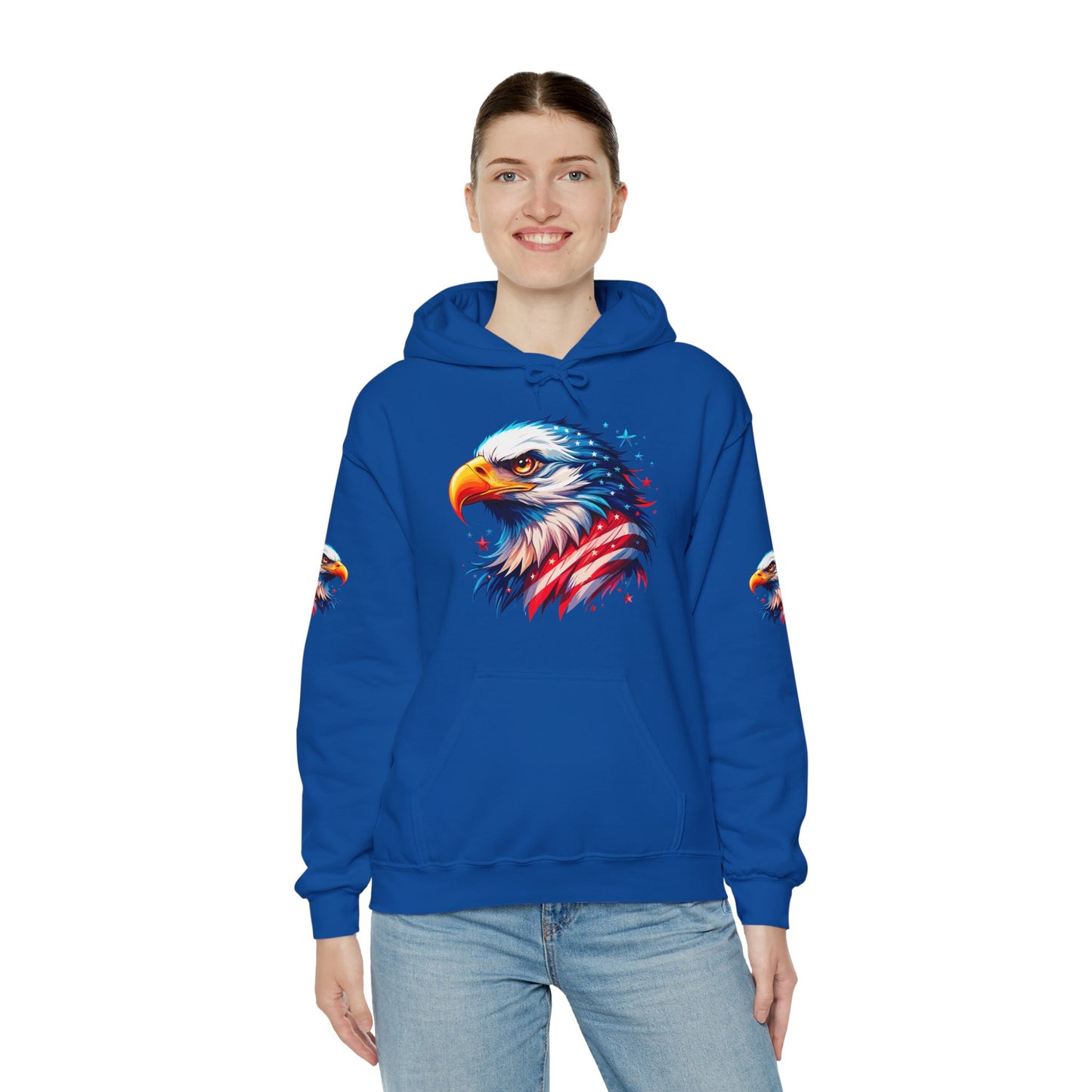 Princess Grace  American  Eagle Unisex Heavy Blend Hooded Sweatshirt