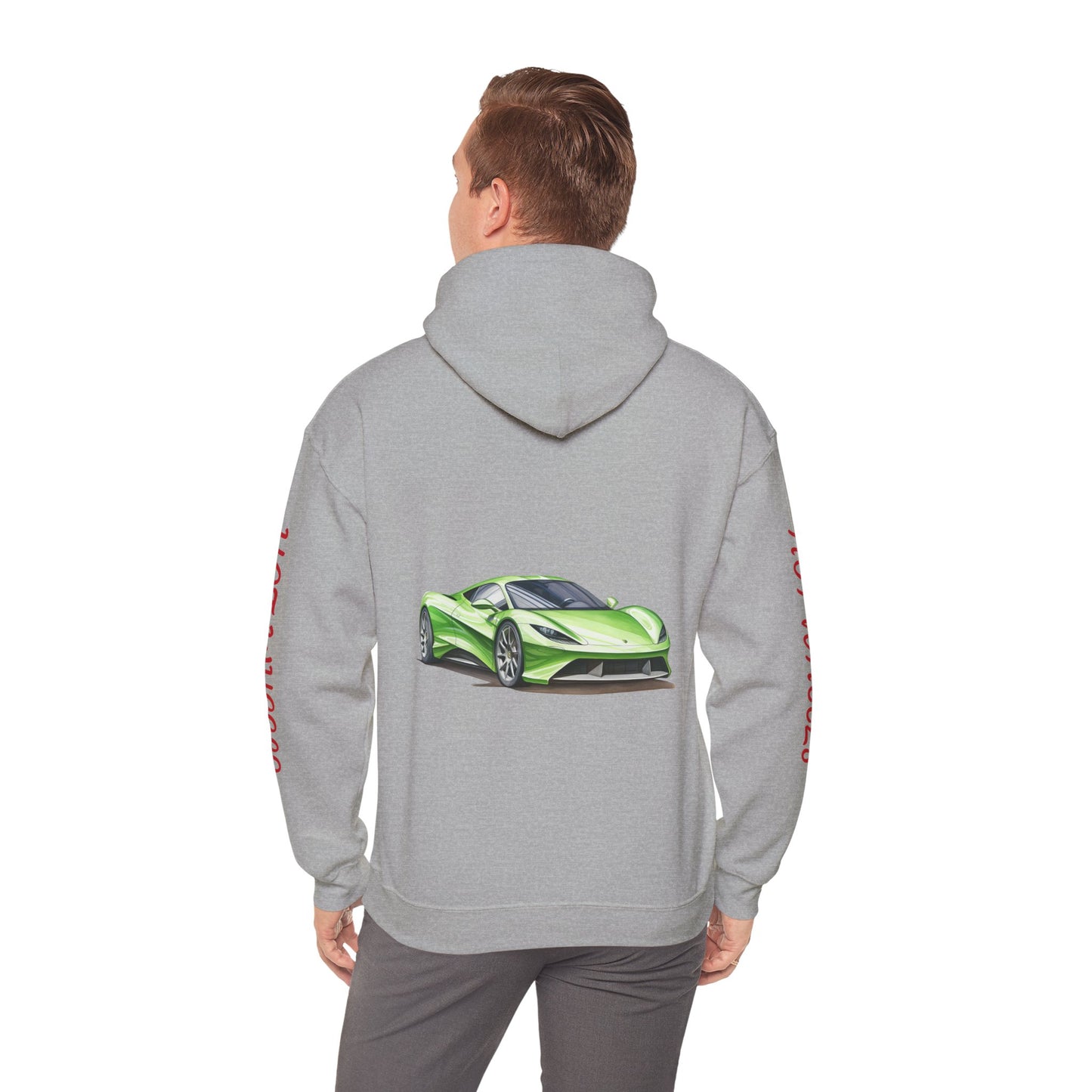 Princess Grace Hot Wheels Unisex Hooded Sweatshirt Vibrant Automotive Design