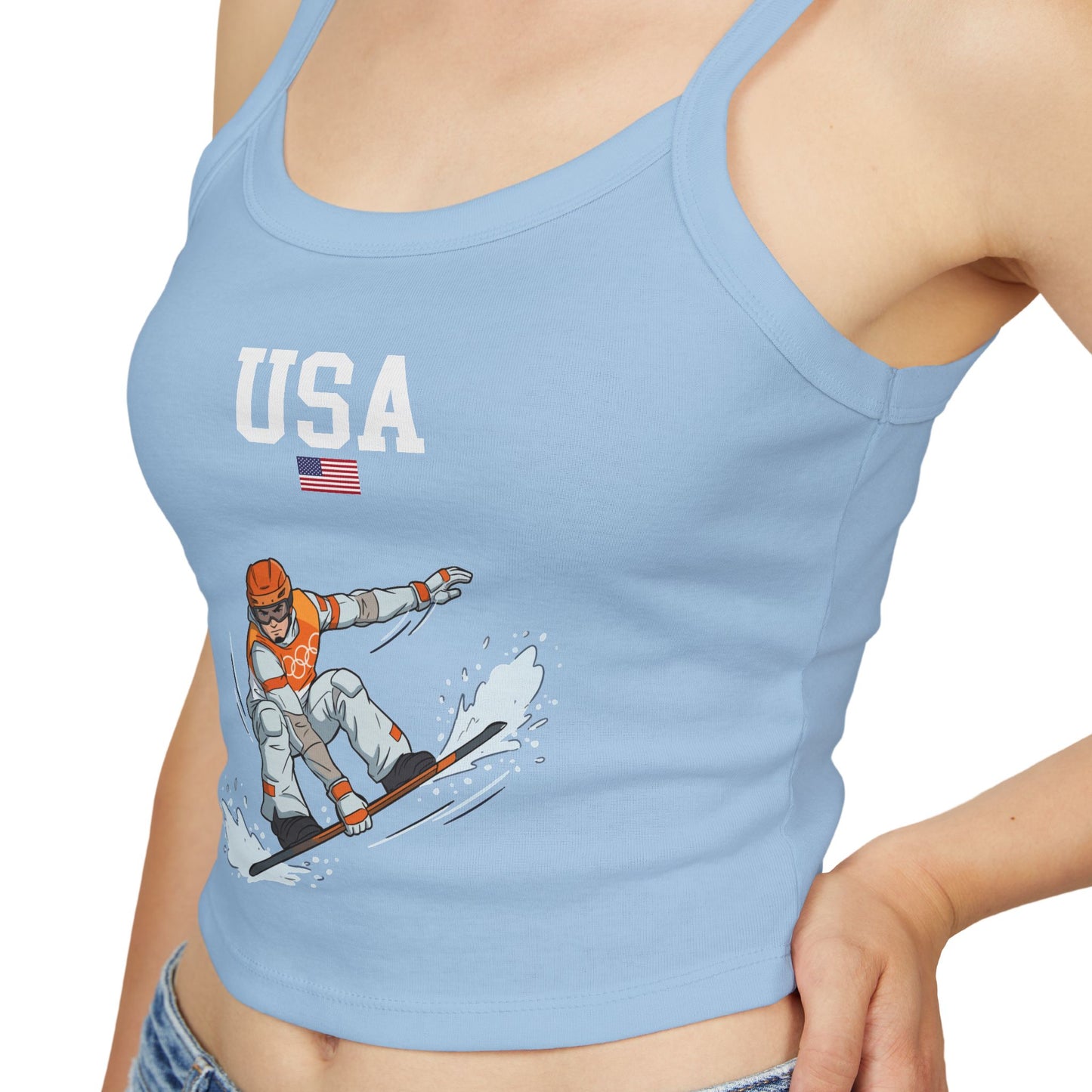 Princess Grace  TEAM USA  Women's Spaghetti Strap Tank Top