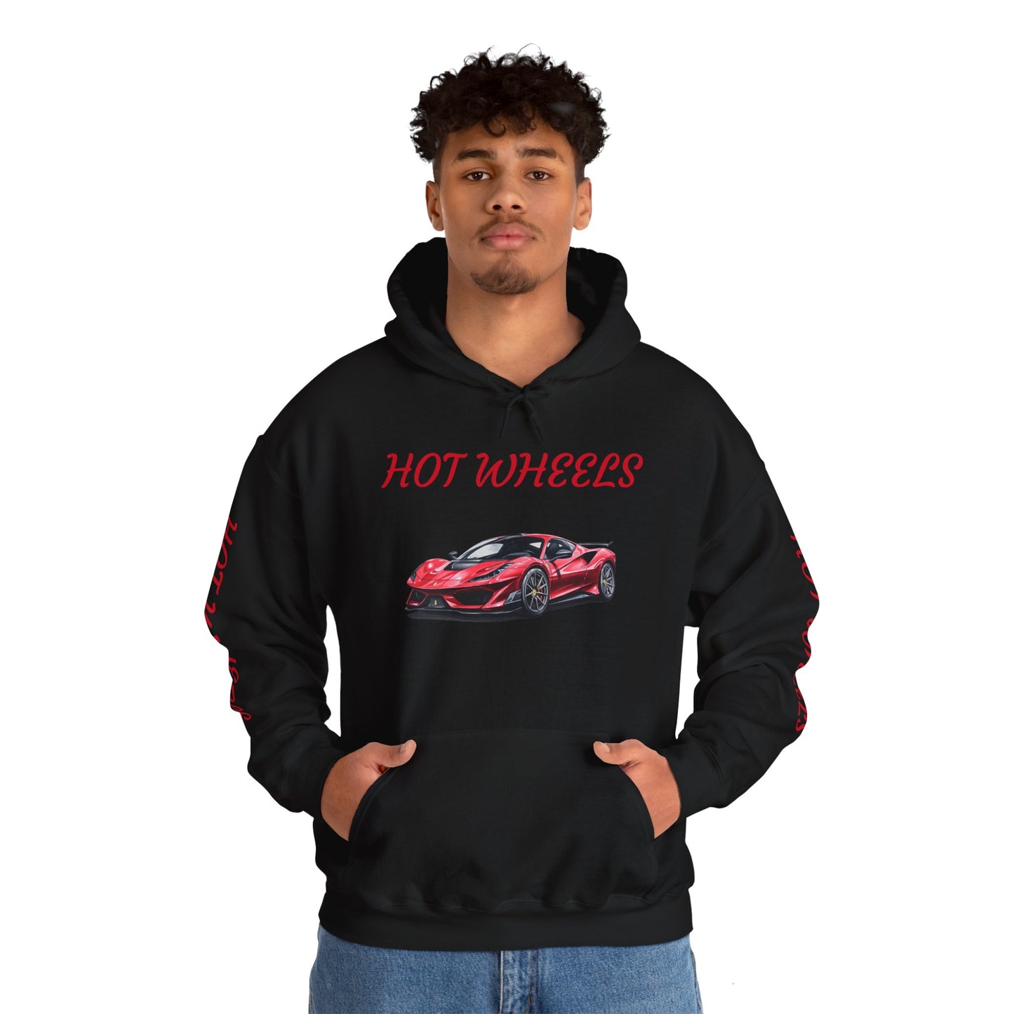 Princess Grace  Hot Wheels Unisex Heavy Blend Hooded Sweatshirt Perfect for Car Enthusiasts and Collectors