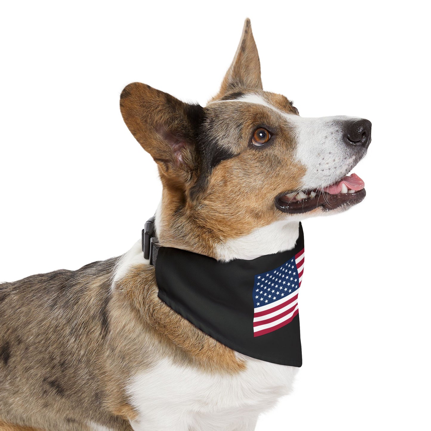 Princess Grace  USA Flag Pet Bandana Collar Perfect for Patriotic Celebrations and Everyday Style