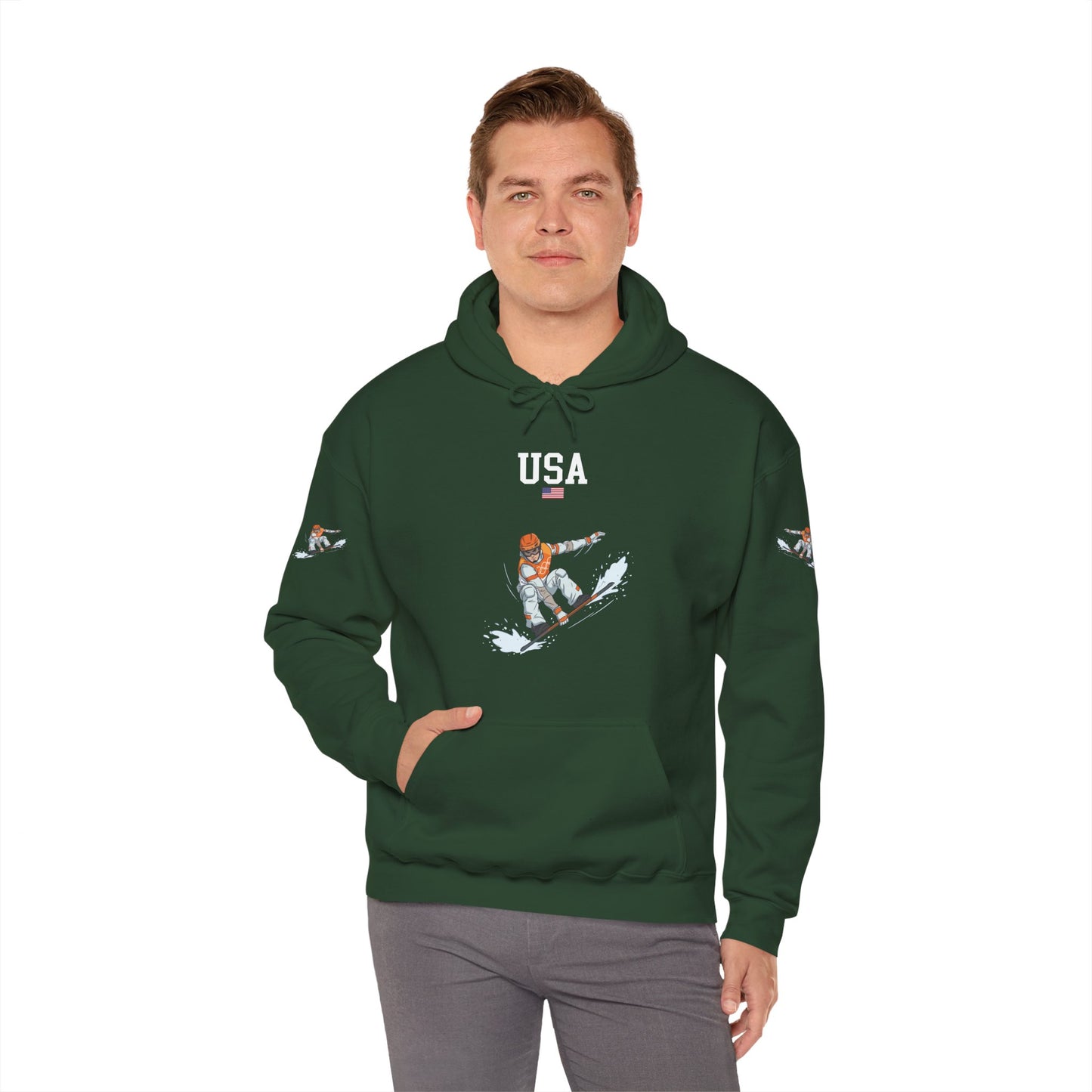 Princess Grace  TEAM USA  Unisex Heavy Blend Hooded Sweatshirt