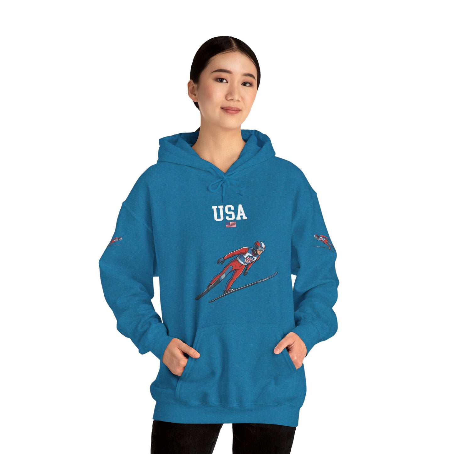 Princess Grace  TEAM USA  Unisex Heavy Blend Hooded Sweatshirt