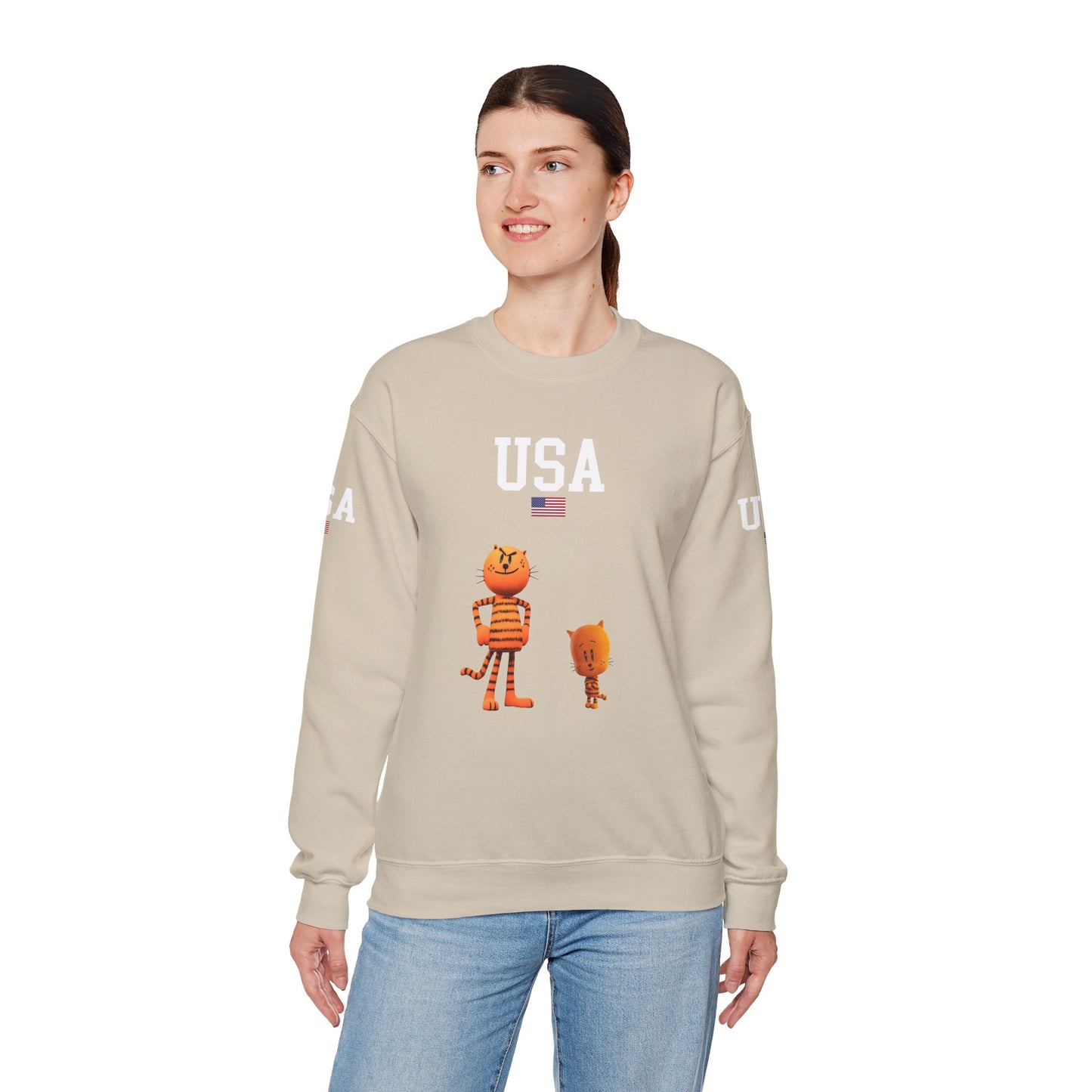 Princess Grace  TEAM USA  Unisex Heavy Blend  Crewneck Sweatshirt