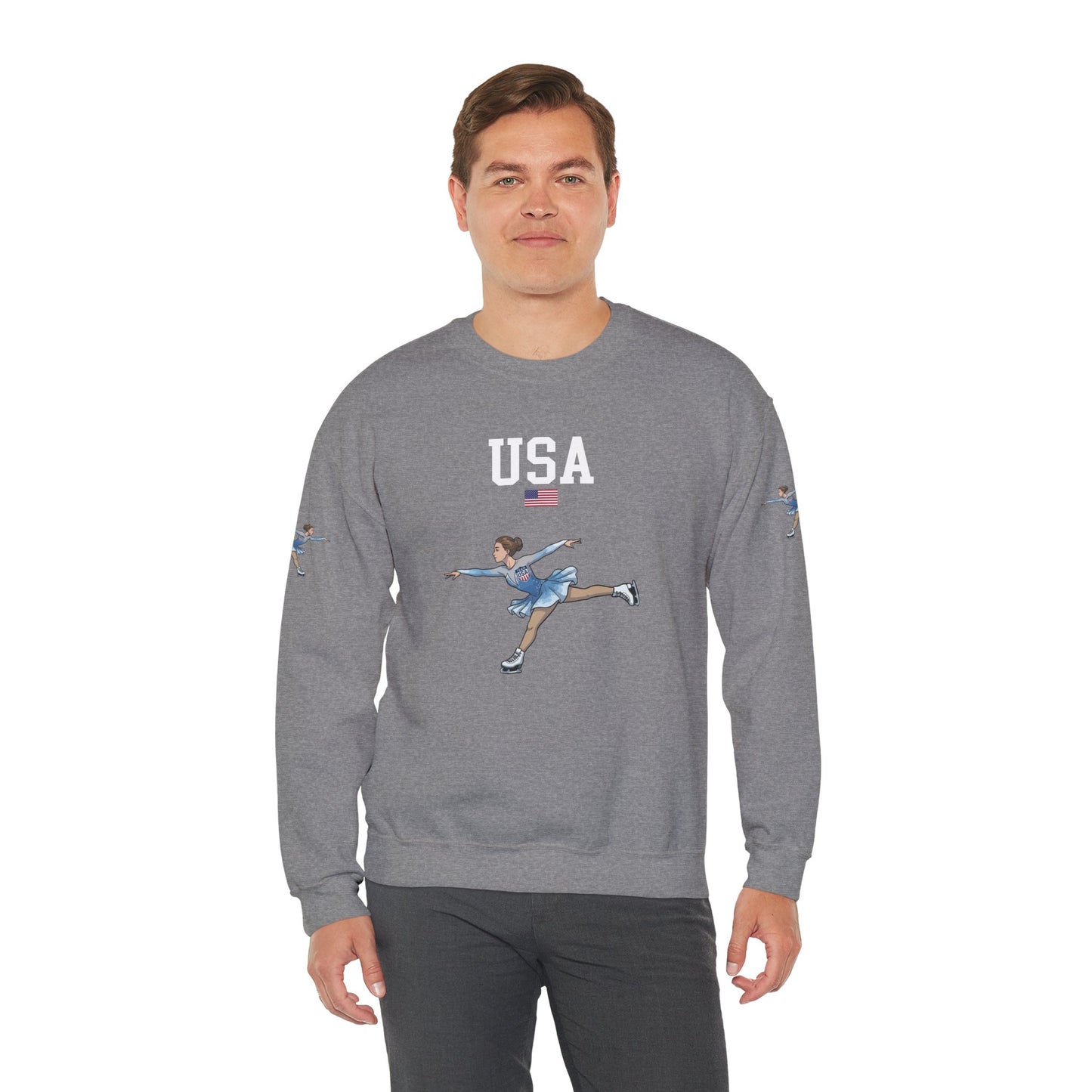 Princess Grace  TEAM USA  Unisex Heavy Blend  Crewneck Sweatshirt