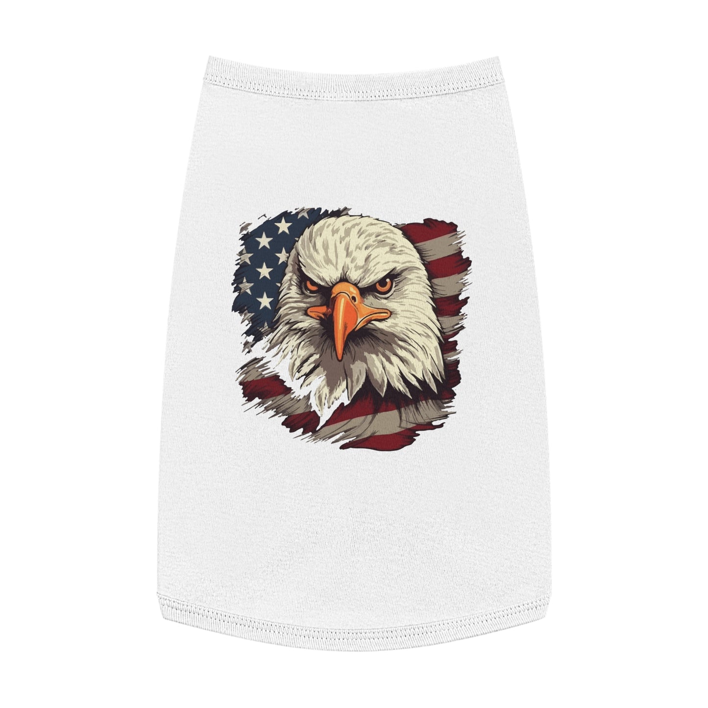 Princess Grace  Patriotic Eagle Pet Tank Top USA Flag Design