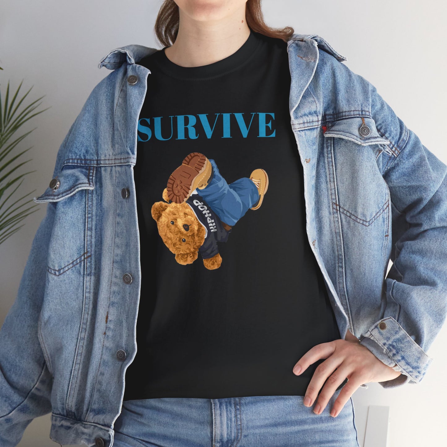 Princess Grace  Survive Graphic Unisex Heavy Cotton Tee