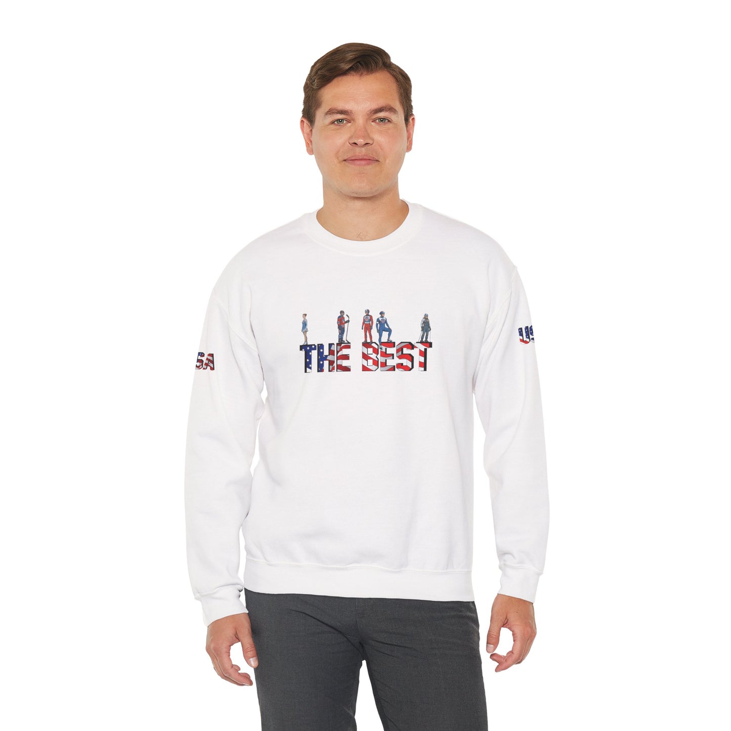 Princess Grace  TEAM USA  Unisex Heavy Blend  Crewneck Sweatshirt