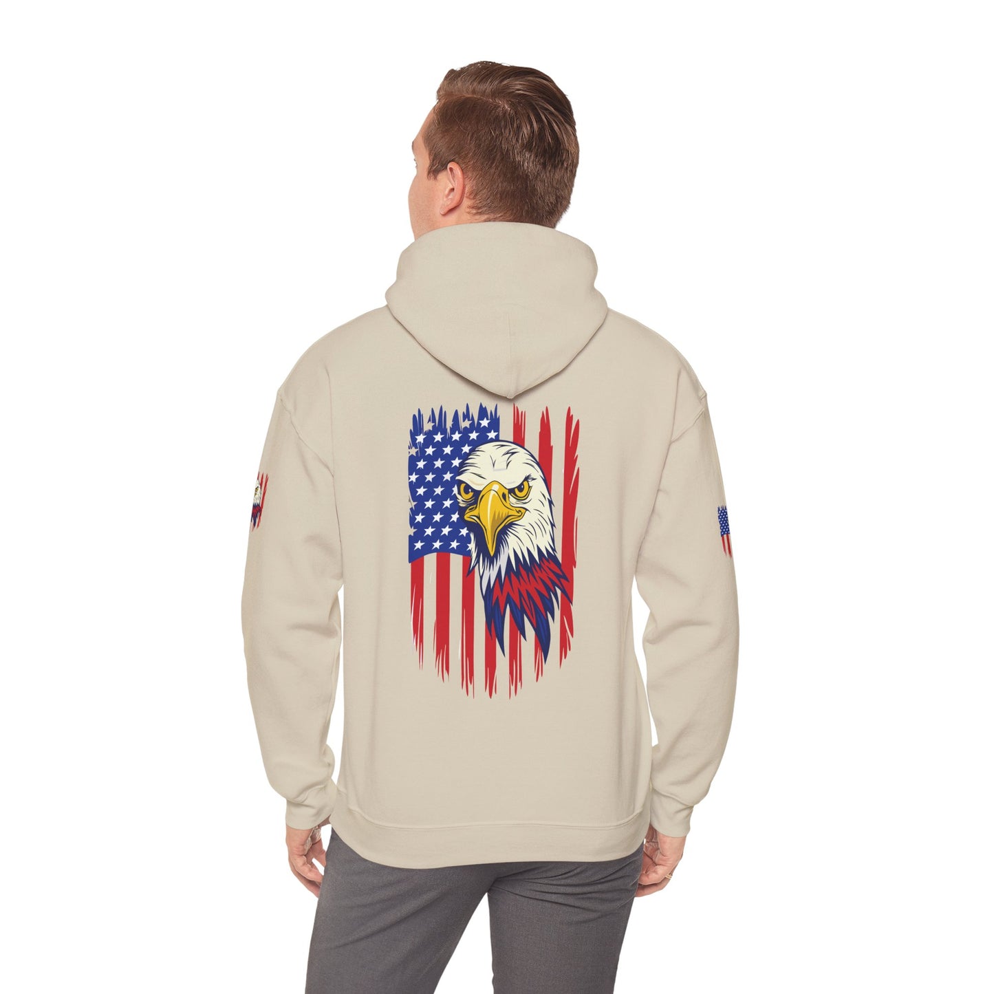Princess Grace  Patriotic Eagle Unisex Heavy Blend Hoodie